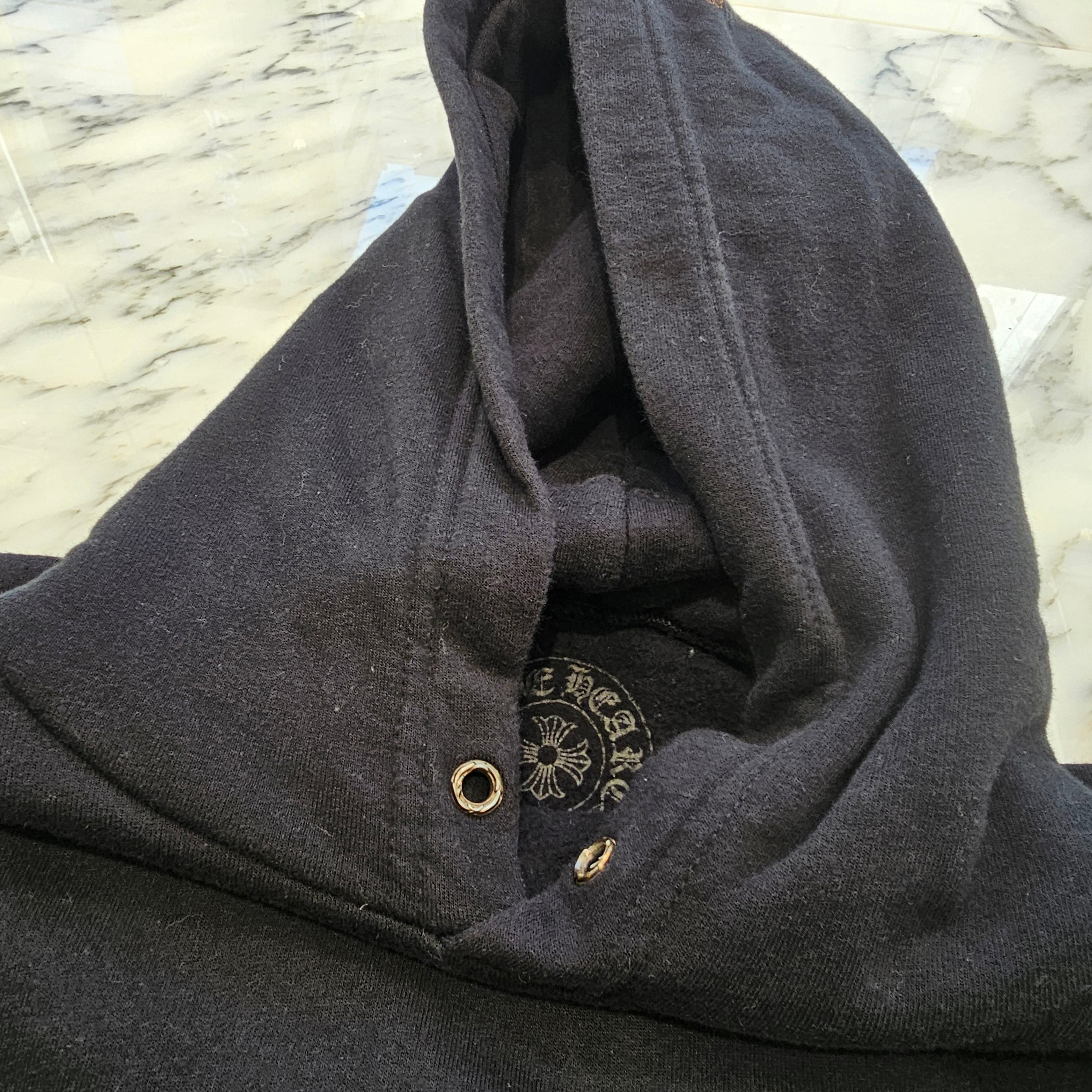 CHROME HEARTS "FUCK YOU" Vertical Logo Pullover Hoodie Size S クロムハーツ "ファックユー" ヴァーティカルロゴ プルオーバーフーディ サイズS