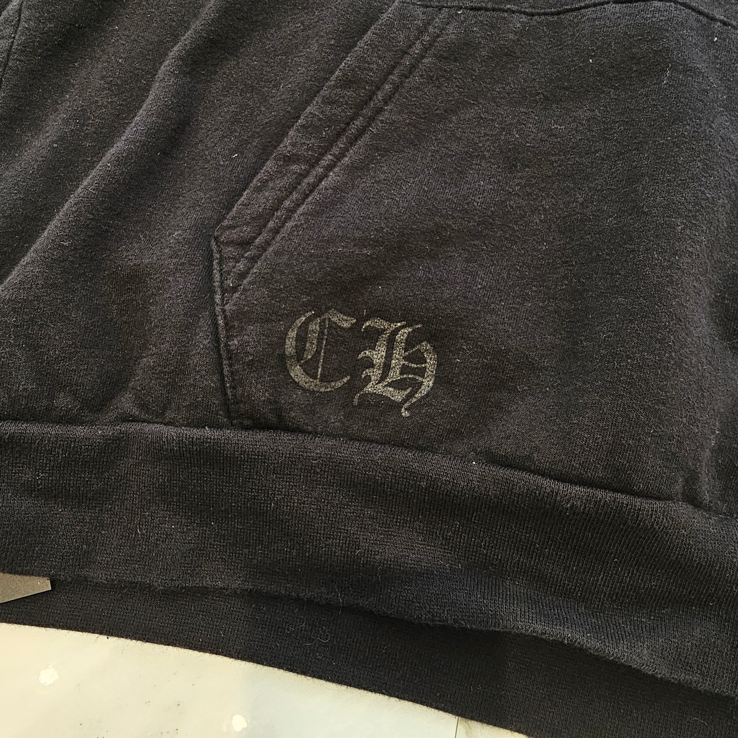 CHROME HEARTS "FUCK YOU" Vertical Logo Pullover Hoodie Size S クロムハーツ "ファックユー" ヴァーティカルロゴ プルオーバーフーディ サイズS