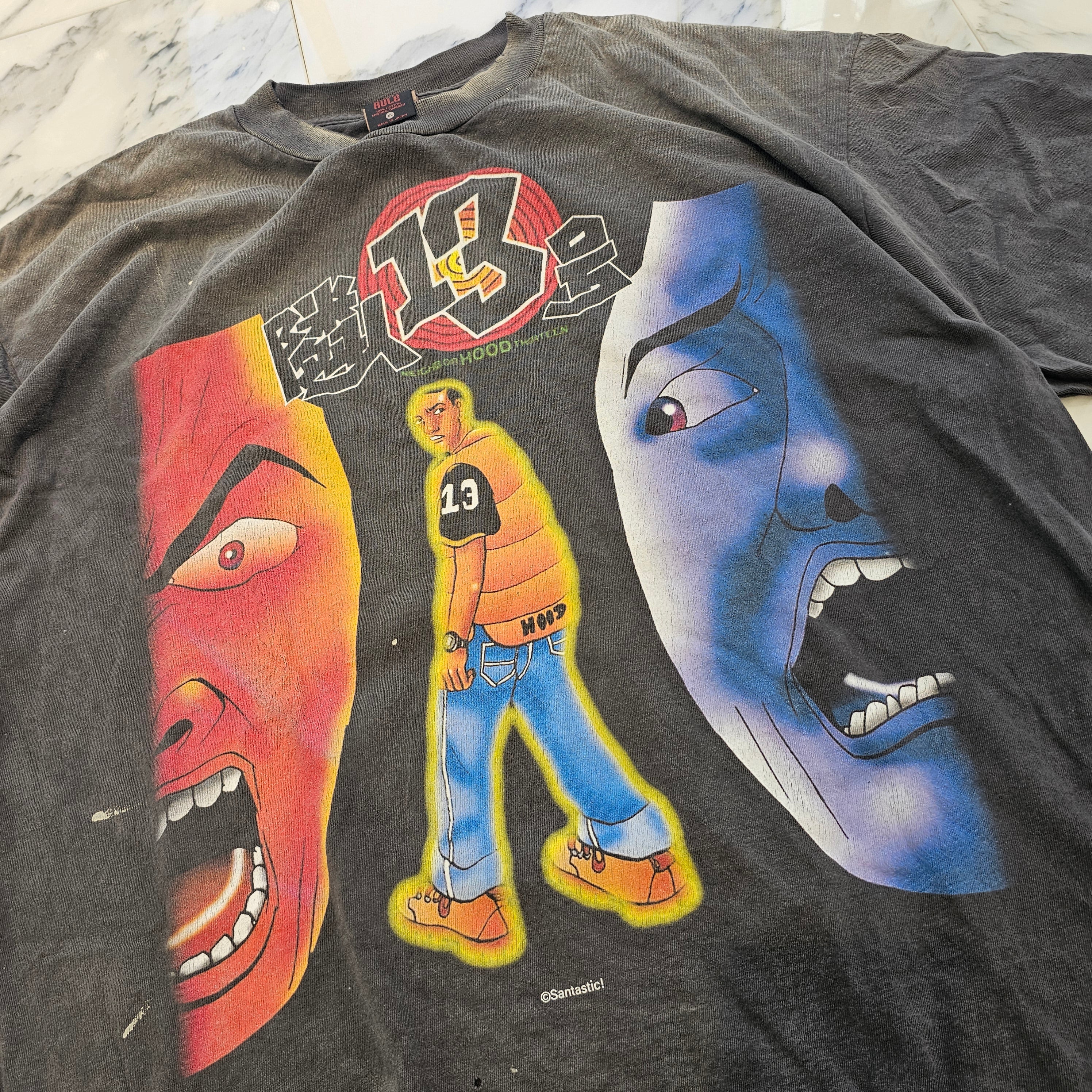 SAINT Mxxxxxx × SANTASTIC! 2025SS The Neighbour No. 13 Print Tee SM-HR1-0000-C24 Size XL セントマイケル × サンタステイック 隣人13号 プリント Tシャツ サイズXL