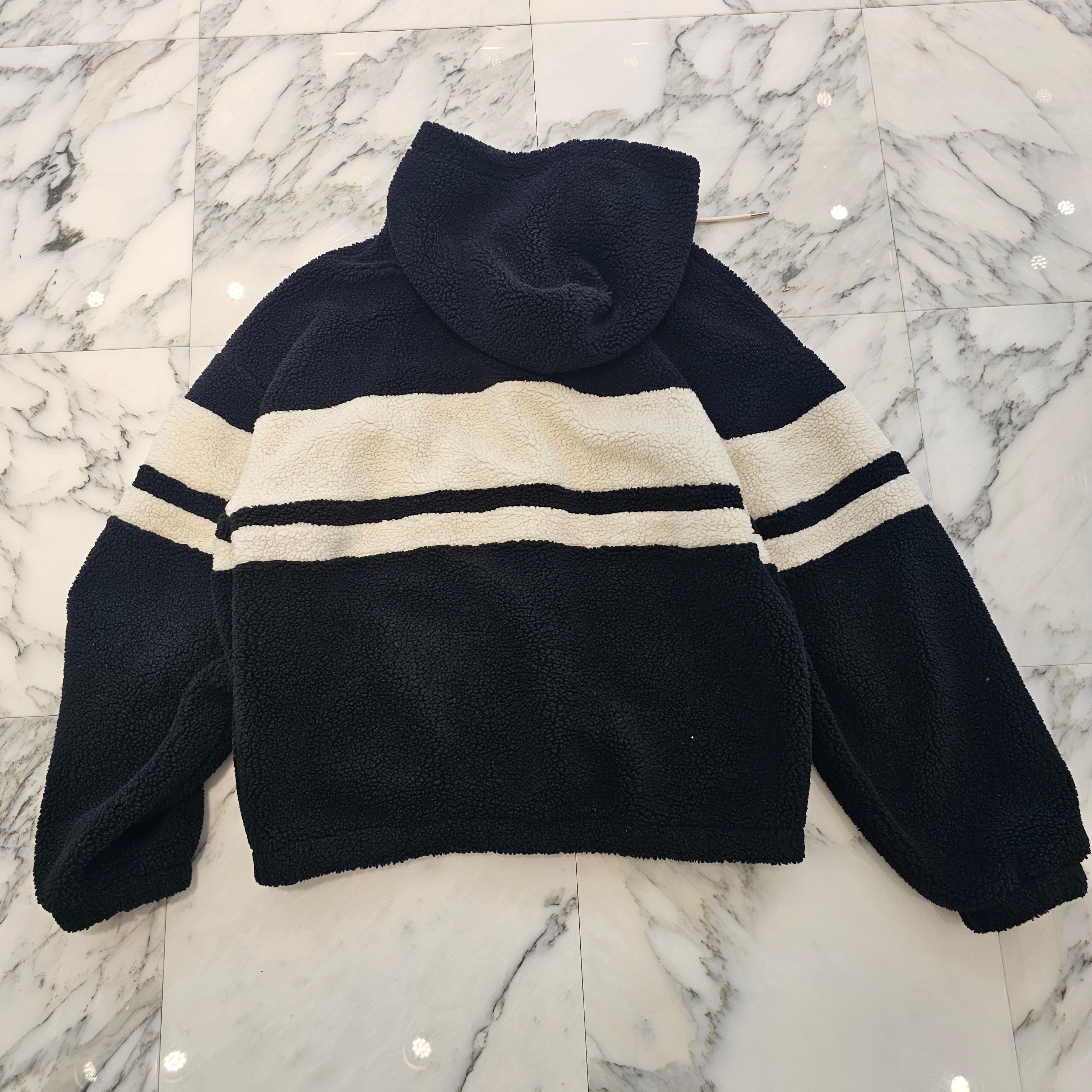 CELINE 2025SS Hooded Jacket In Jersey Fleece RV0JI699M.38AW Size XXL セリーヌ フーデッド ジャケット イン ジャージー フリース サイズXXL