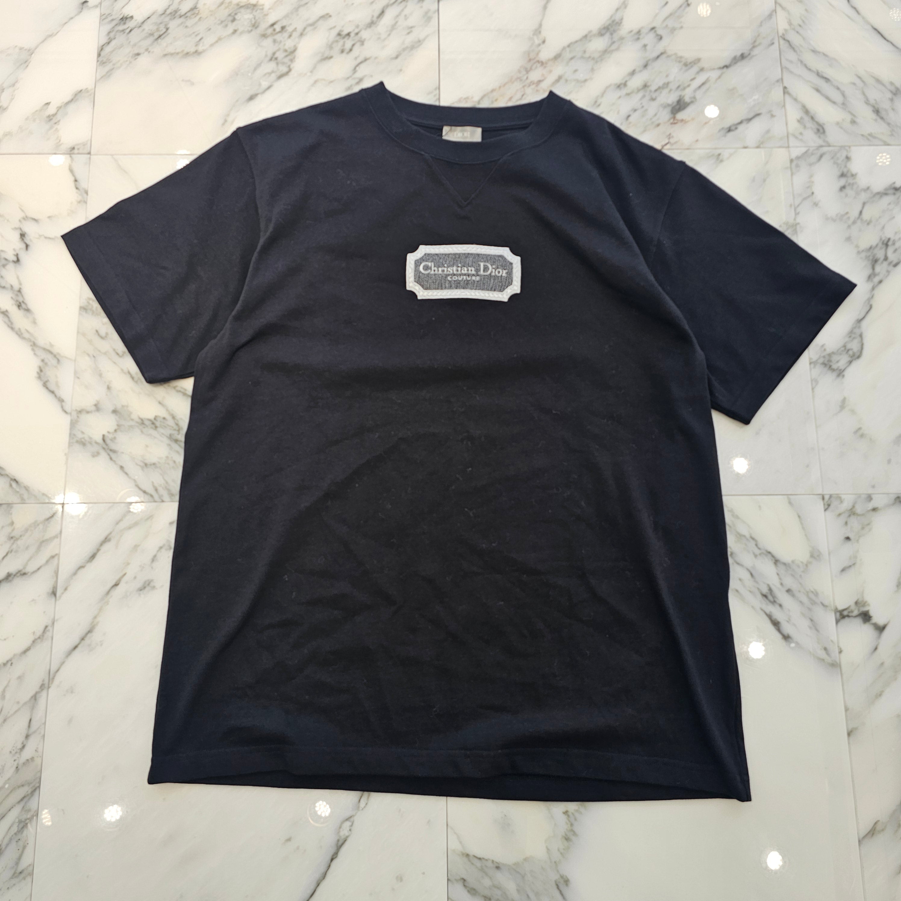 DIOR 2023AW Logo Embroidery Crewneck T-Shirt 343J696C0554 Size XL ディオール ロゴ刺繍 クルーネック Tシャツ サイズXL