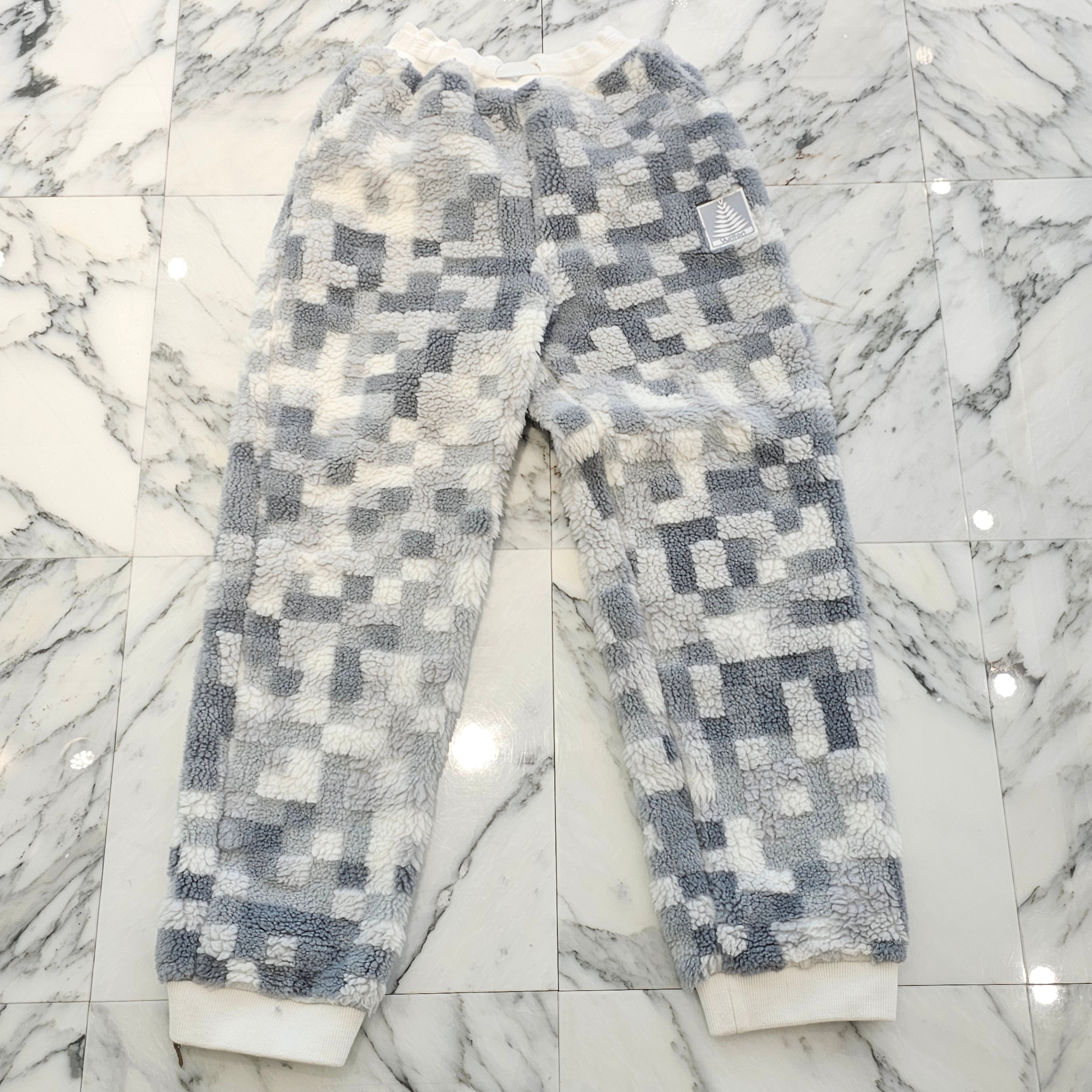 LOUIS VUITTON 2024AW Damouflage Snow Fleece Pants Size M ルイヴィトン ダモフラージュ スノー フリース パンツ サイズM