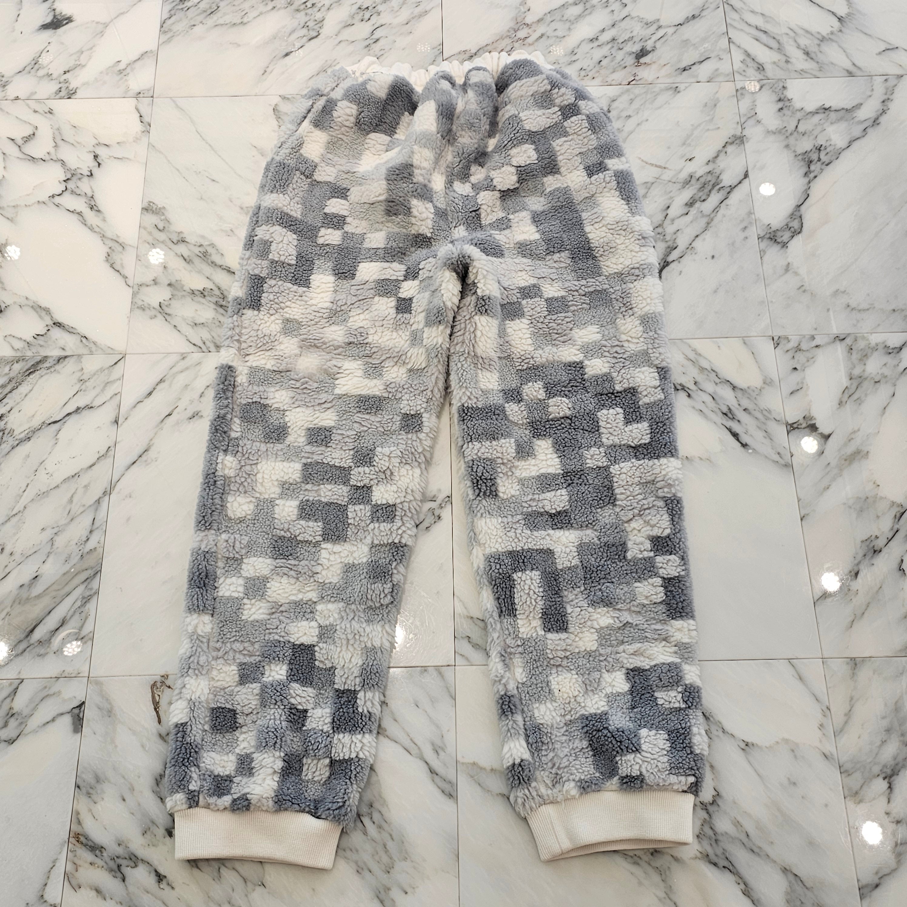 ルイヴィトン 24AW ダモフラージュ･スノー フリースパンツ イージーパンツ LOUIS VUITTON 2024AW Damouflage Snow Fleece Pants Size M ルイ