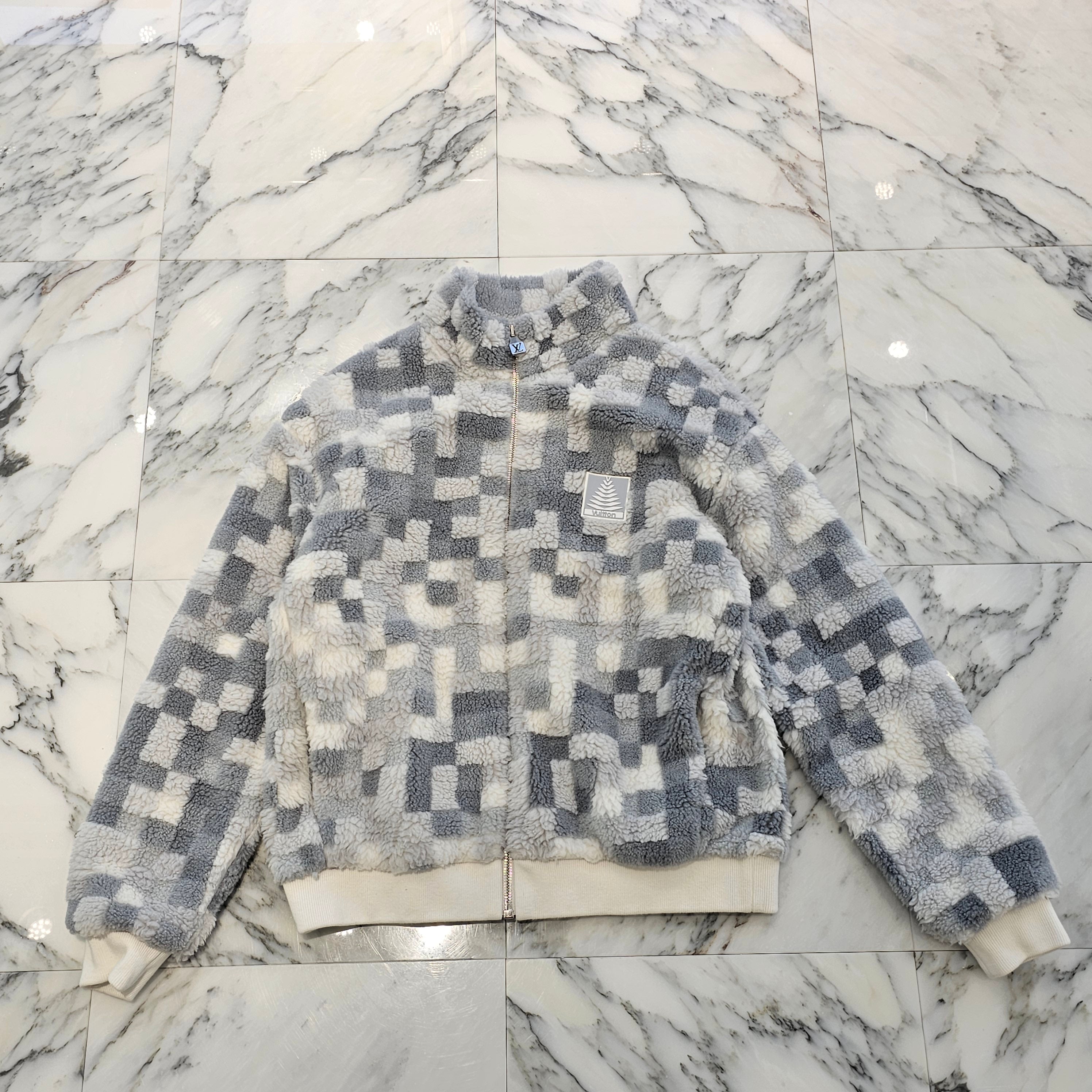 LOUIS VUITTON 2024AW Damouflage Snow Fleece Zip Jacket Size L ルイヴィトン ダモフラージュ スノー フリース ジップ ジャケット サイズL