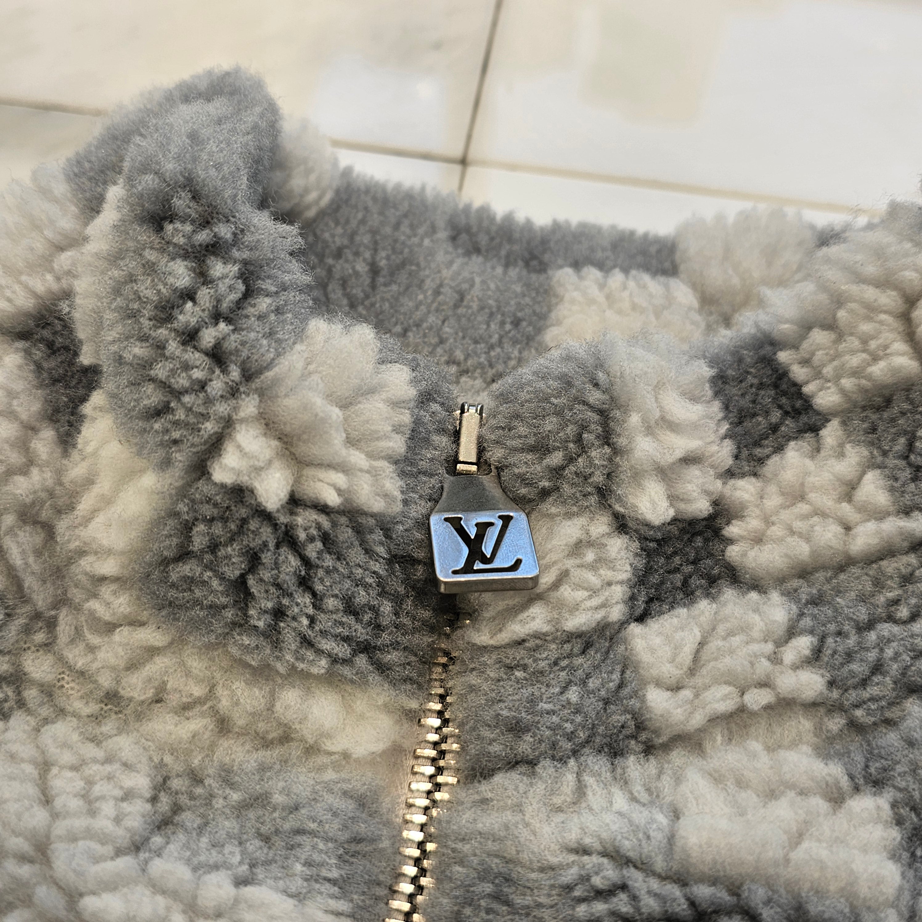 LOUIS VUITTON 2024AW Damouflage Snow Fleece Zip Jacket Size L ルイヴィトン ダモフラージュ スノー フリース ジップ ジャケット サイズL