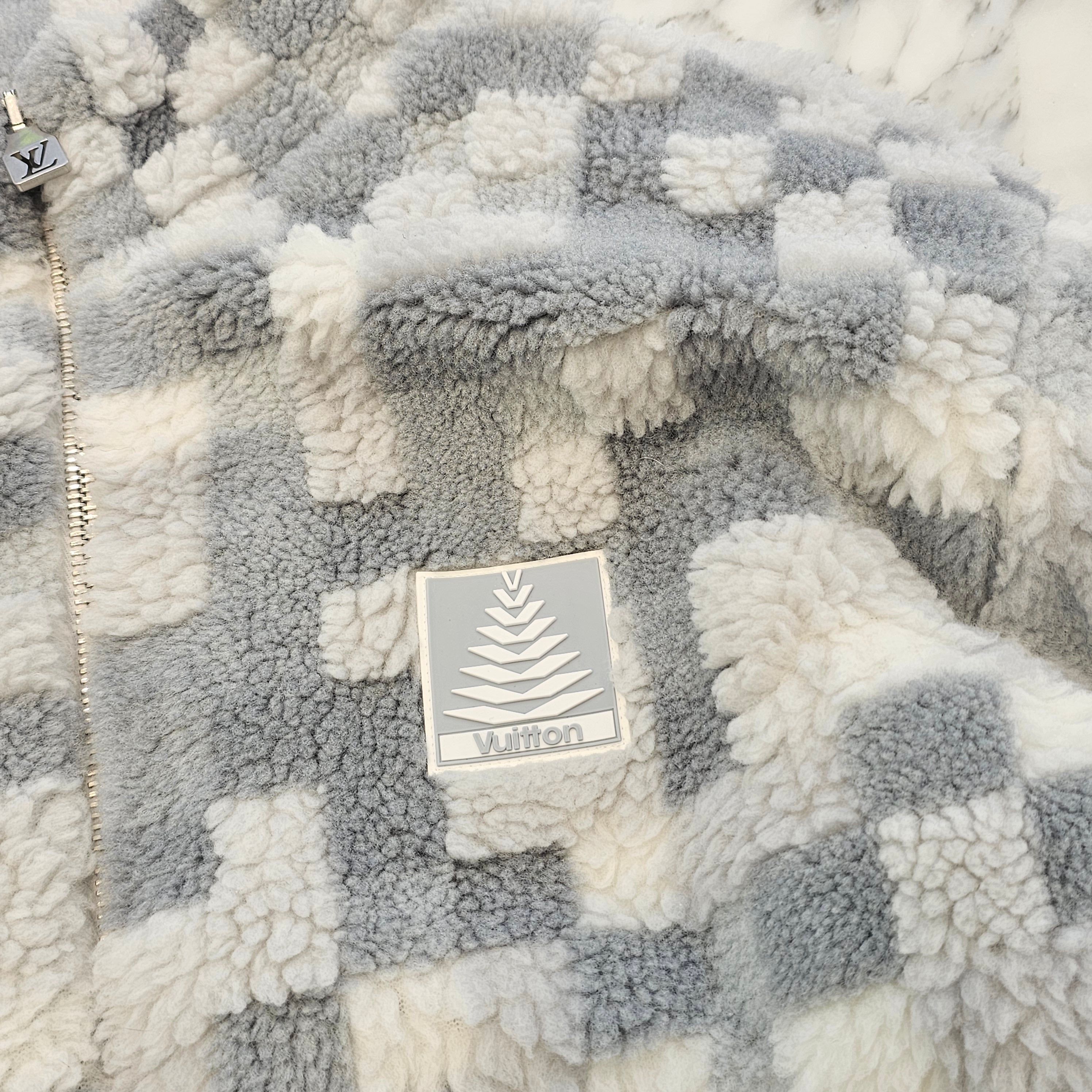 LOUIS VUITTON 2024AW Damouflage Snow Fleece Zip Jacket Size L ルイヴィトン ダモフラージュ スノー フリース ジップ ジャケット サイズL