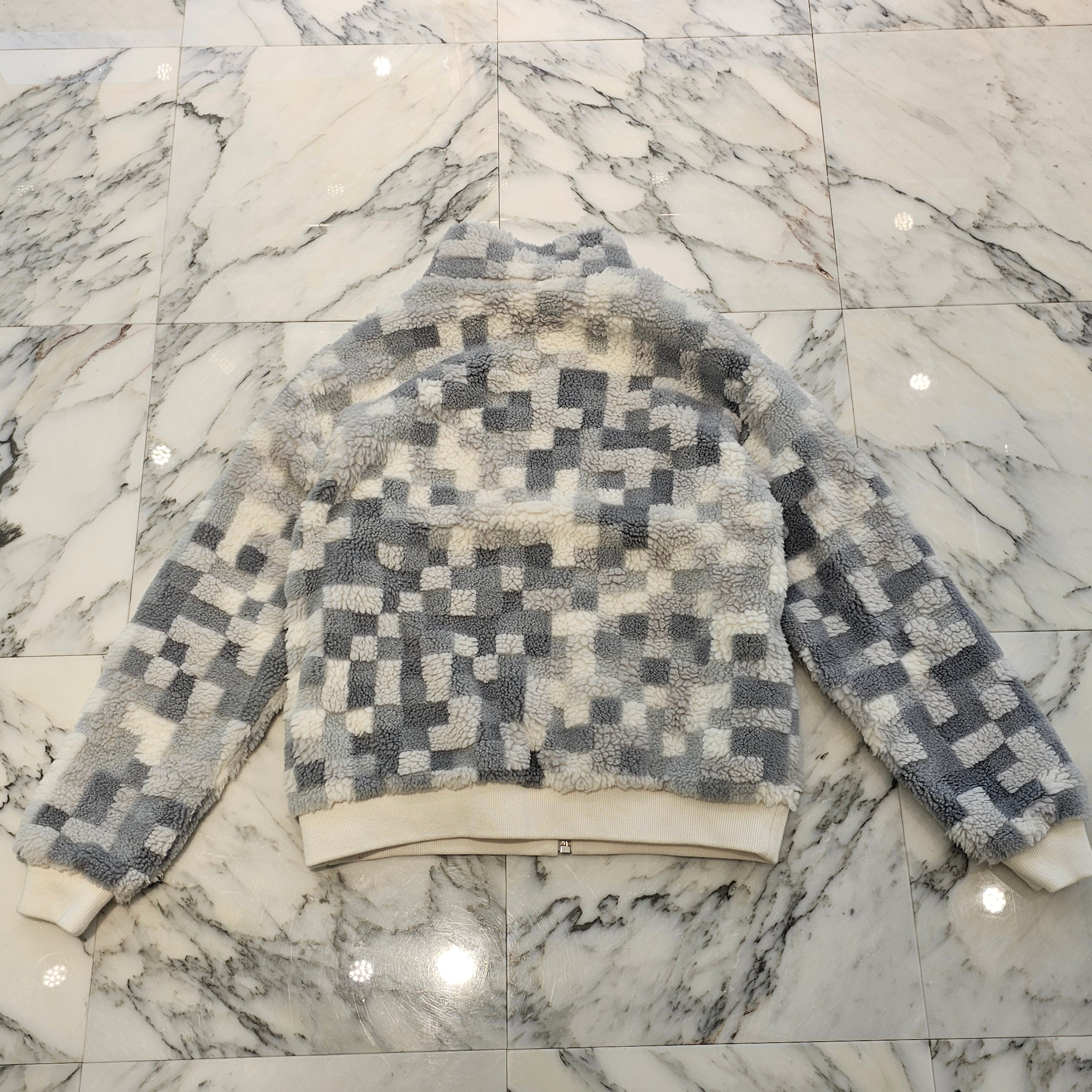 LOUIS VUITTON 2024AW Damouflage Snow Fleece Zip Jacket Size L ルイヴィトン ダモフラージュ スノー フリース ジップ ジャケット サイズL