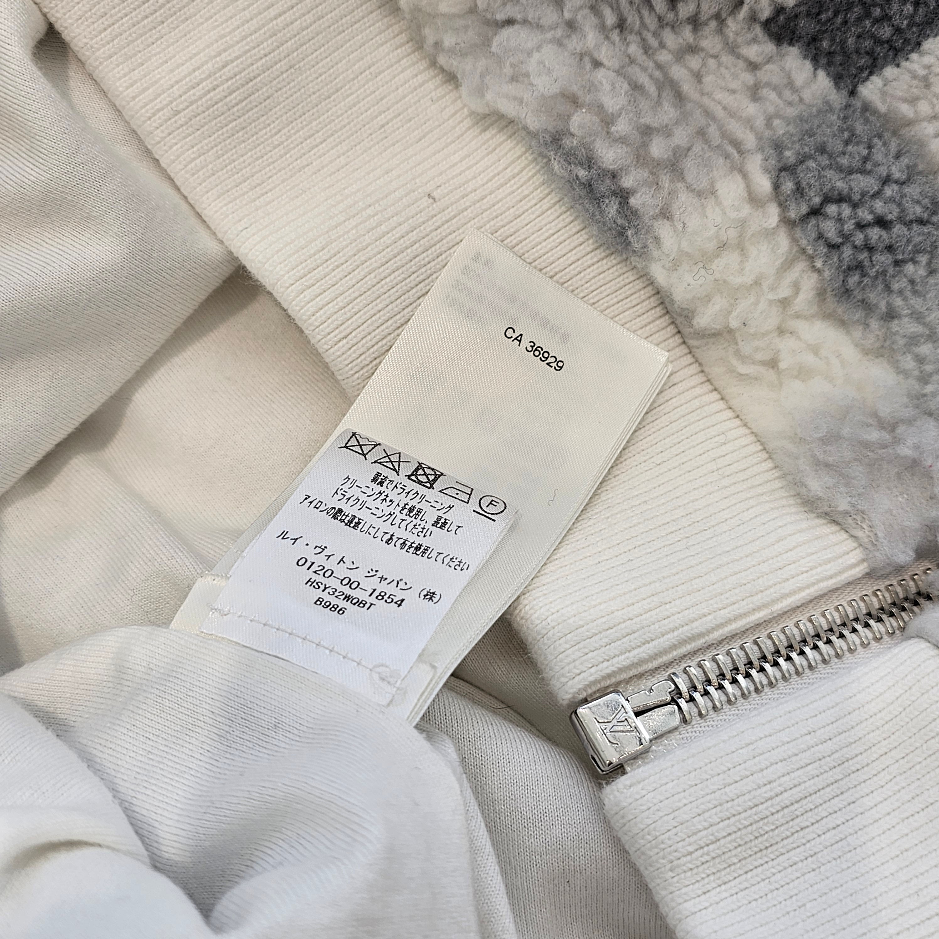 LOUIS VUITTON 2024AW Damouflage Snow Fleece Zip Jacket Size L ルイヴィトン ダモフラージュ スノー フリース ジップ ジャケット サイズL