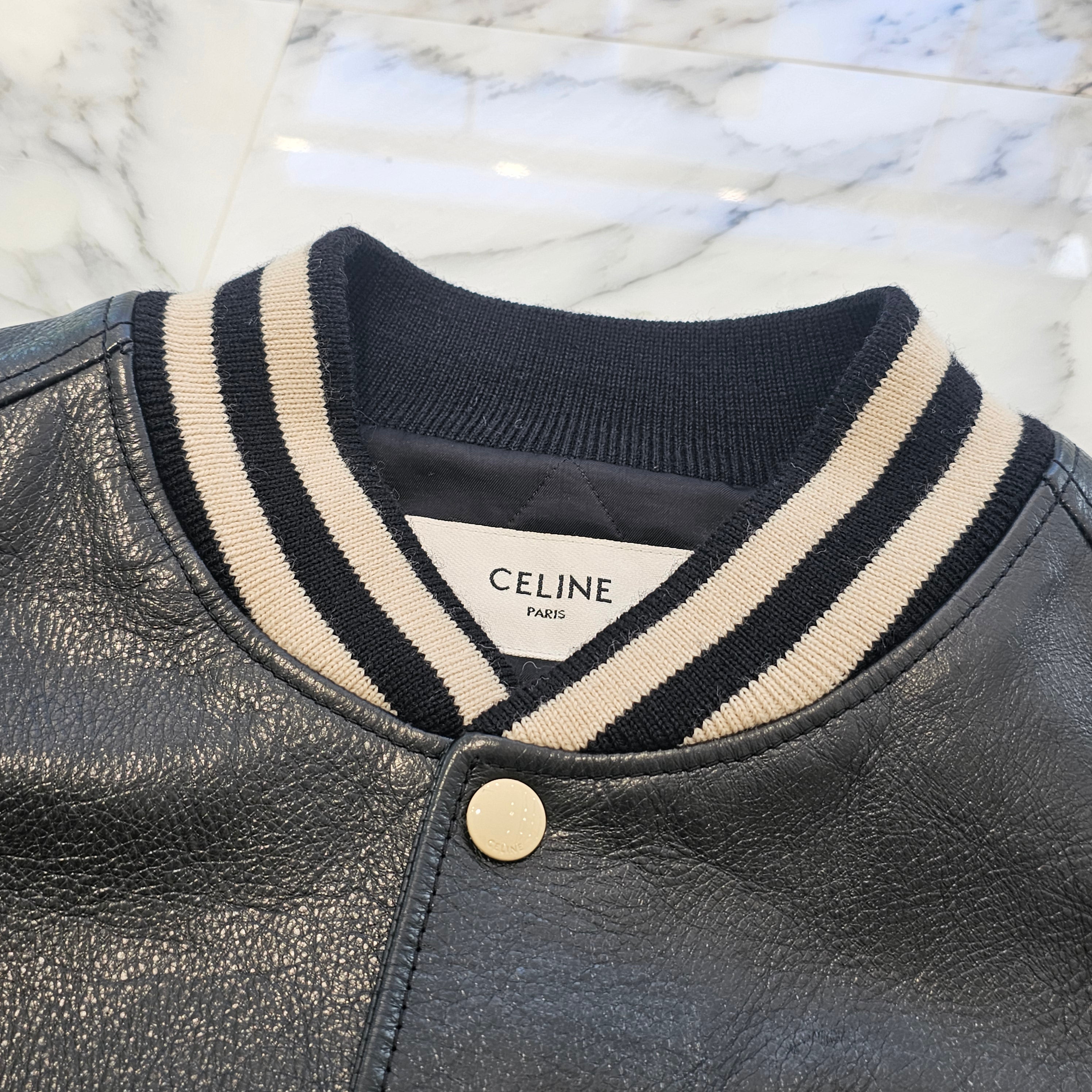 CELINE 2023AW Oversized Teddy Jacket 2EC24132O.38NI Size 52 セリーヌ オーバーサイズ テディジャケット サイズ52