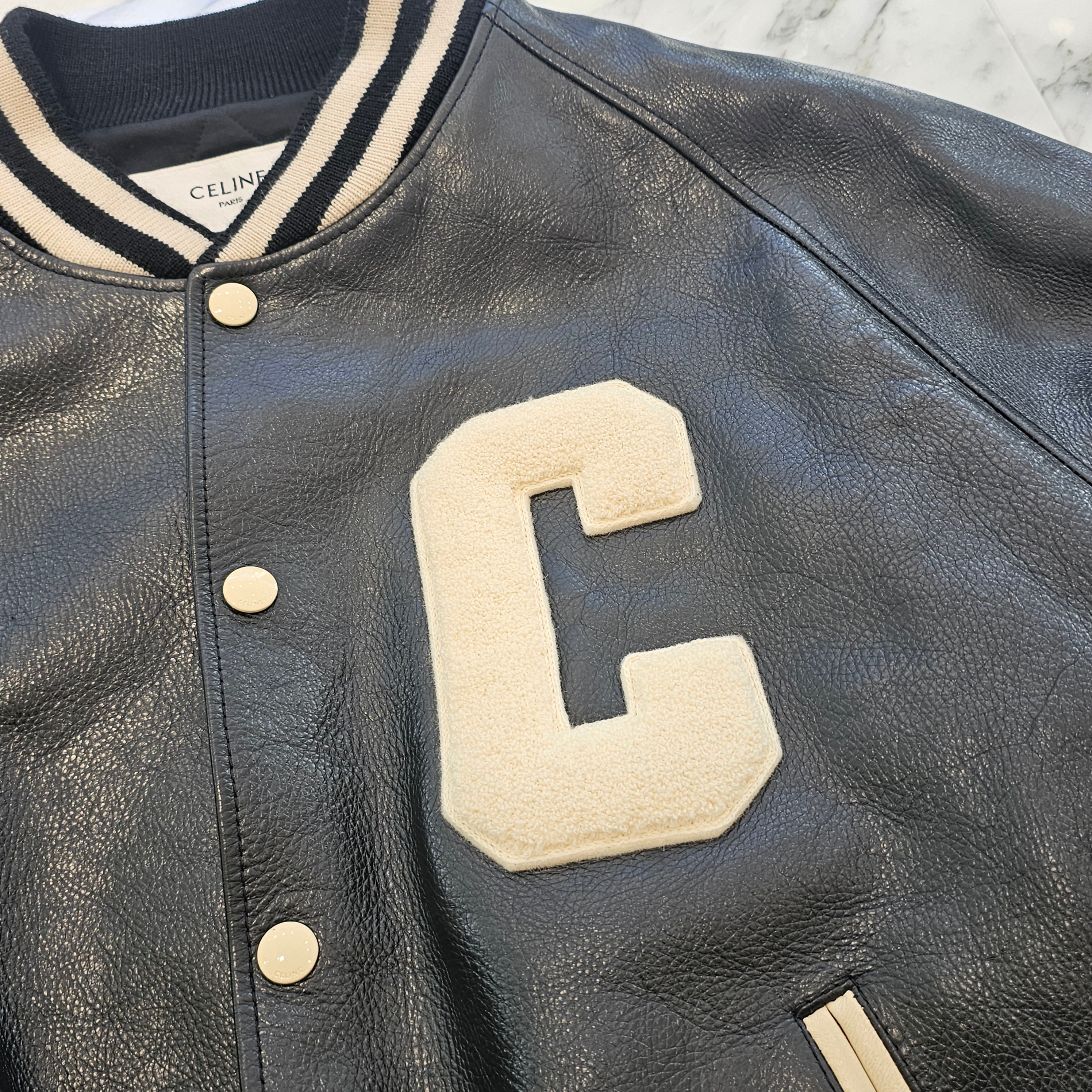 CELINE 2023AW Oversized Teddy Jacket 2EC24132O.38NI Size 52 セリーヌ オーバーサイズ テディジャケット サイズ52