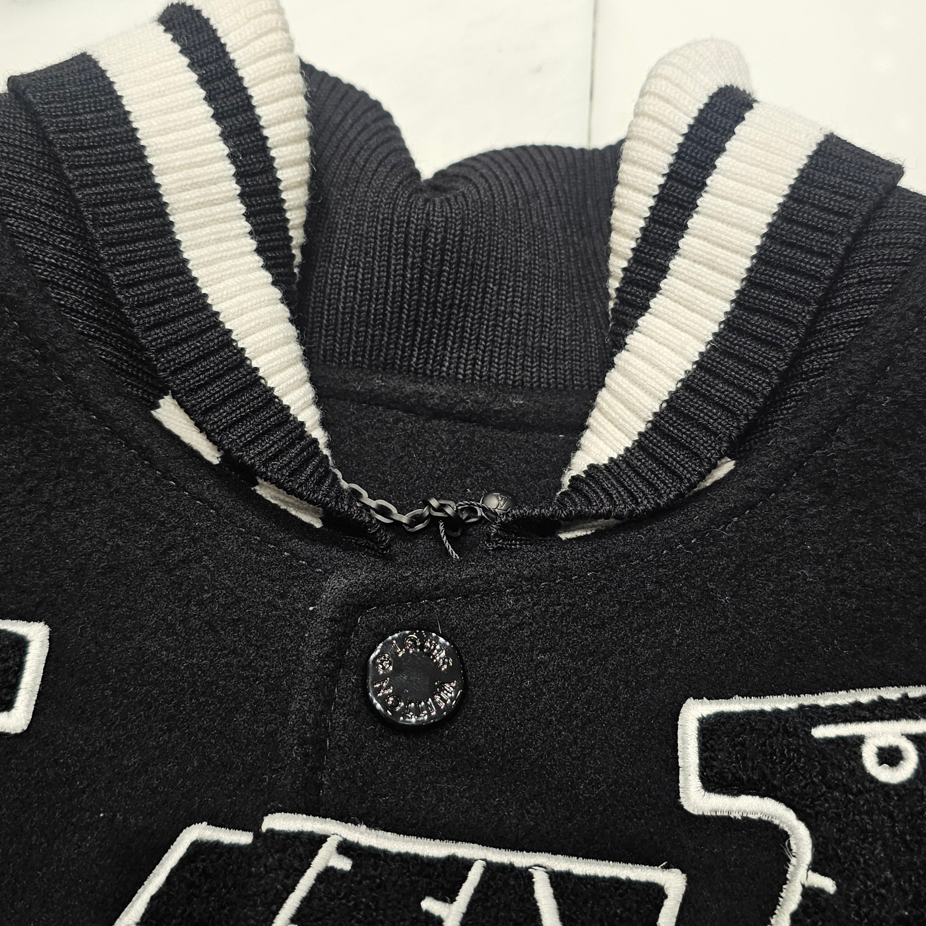 LOUIS VUITTON × NBA 2021AW Leather Stadium Jacket Size 52 ルイヴィトン × NBA レザー スタジアム ジャケット サイズ52