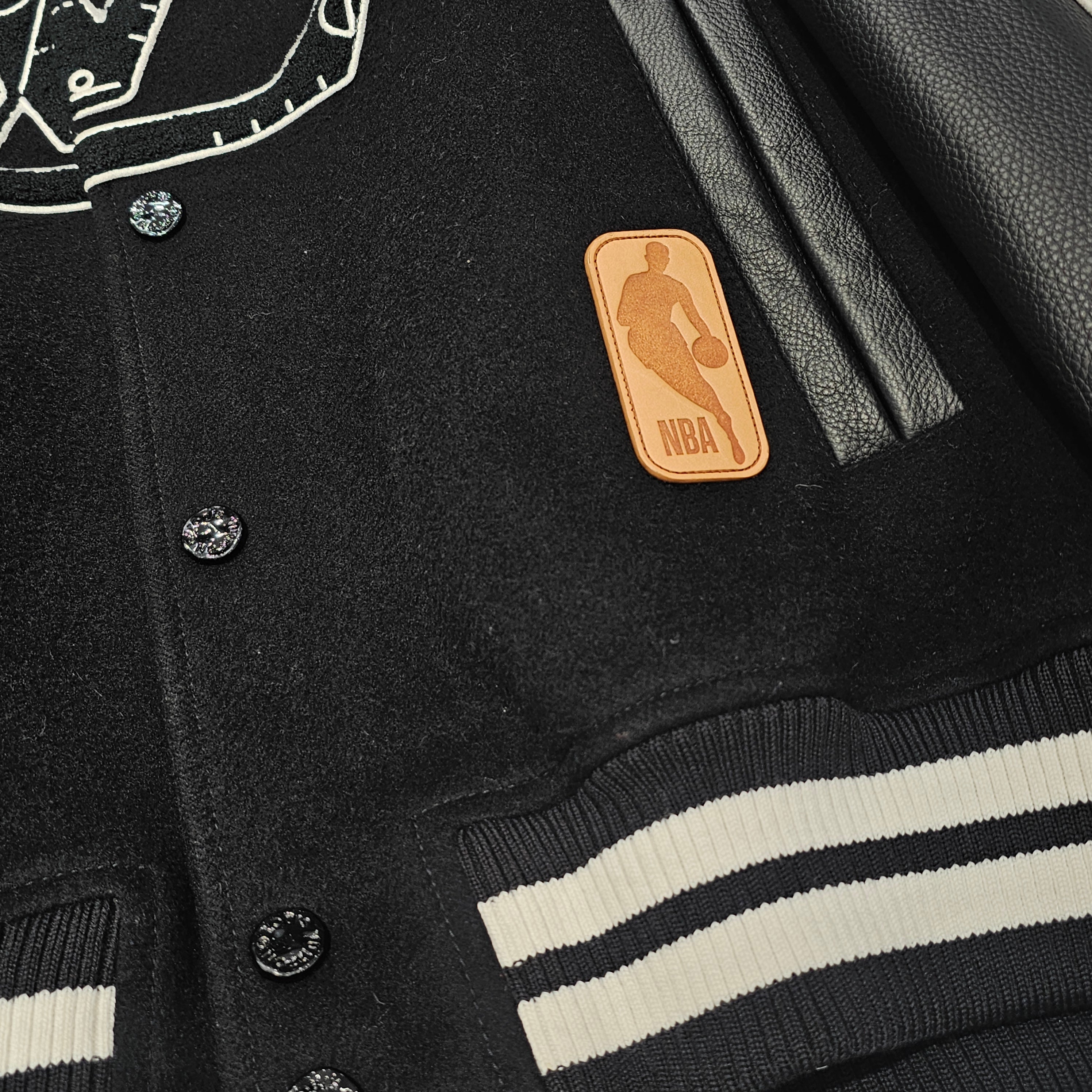 LOUIS VUITTON × NBA 2021AW Leather Stadium Jacket Size 52 ルイヴィトン × NBA レザー スタジアム ジャケット サイズ52