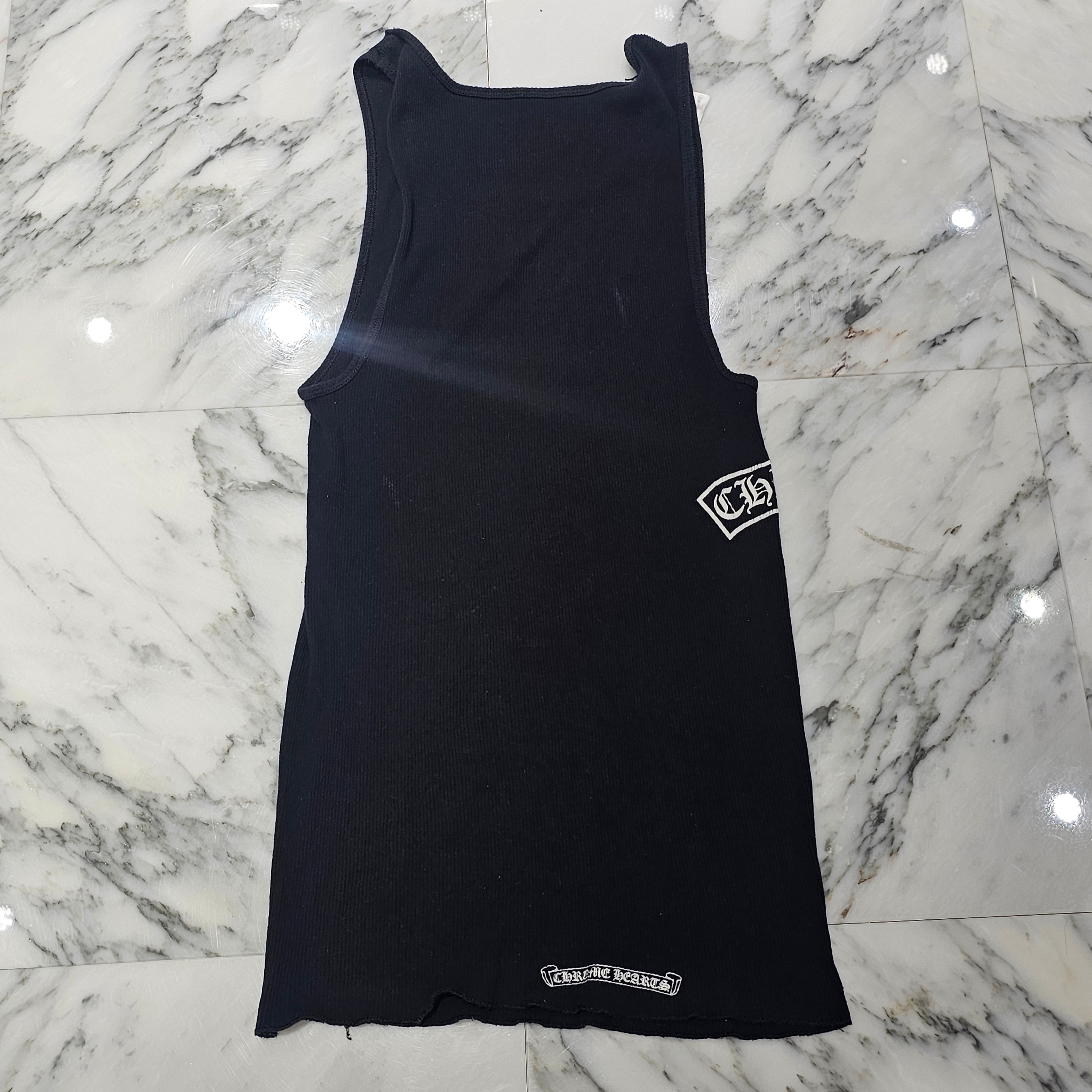 CHROME HEARTS Vertical Side Logo Tank Top Size XL クロムハーツ