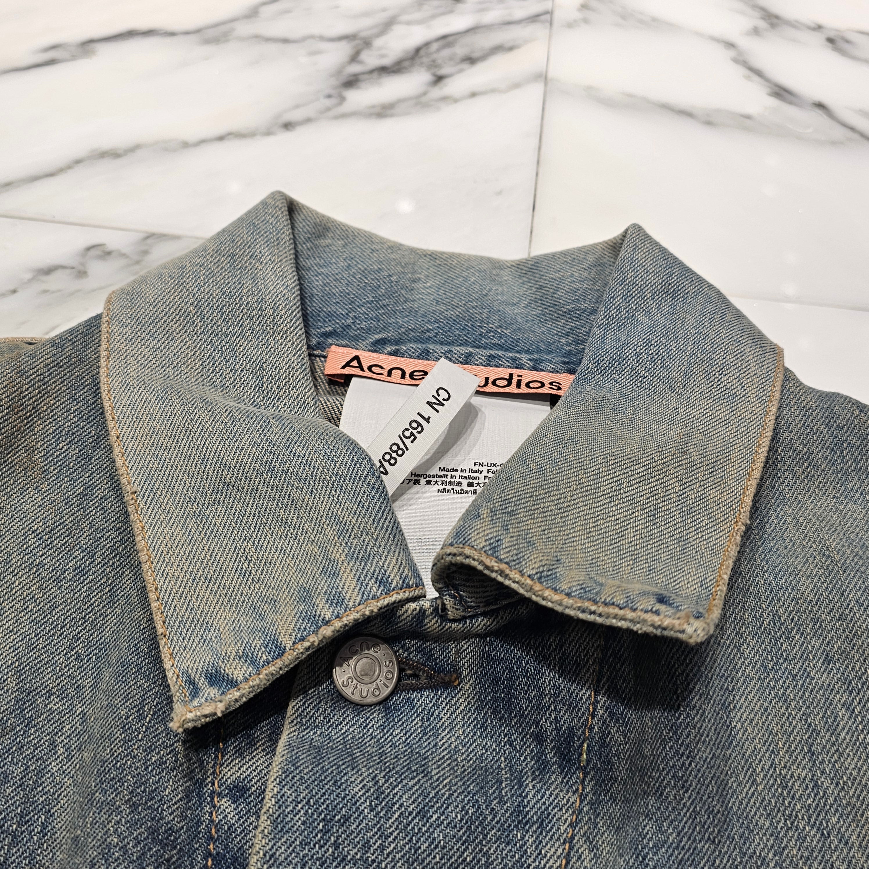 Acne Studios 2021AW Penicillin Treated Denim Jacket / Denim Pants Set Up Size XS / 31×30 アクネストゥディオズ ペニシリン 加工 デニムジャケット / デニムパンツ セットアップ サイズXS / サイズ31×30