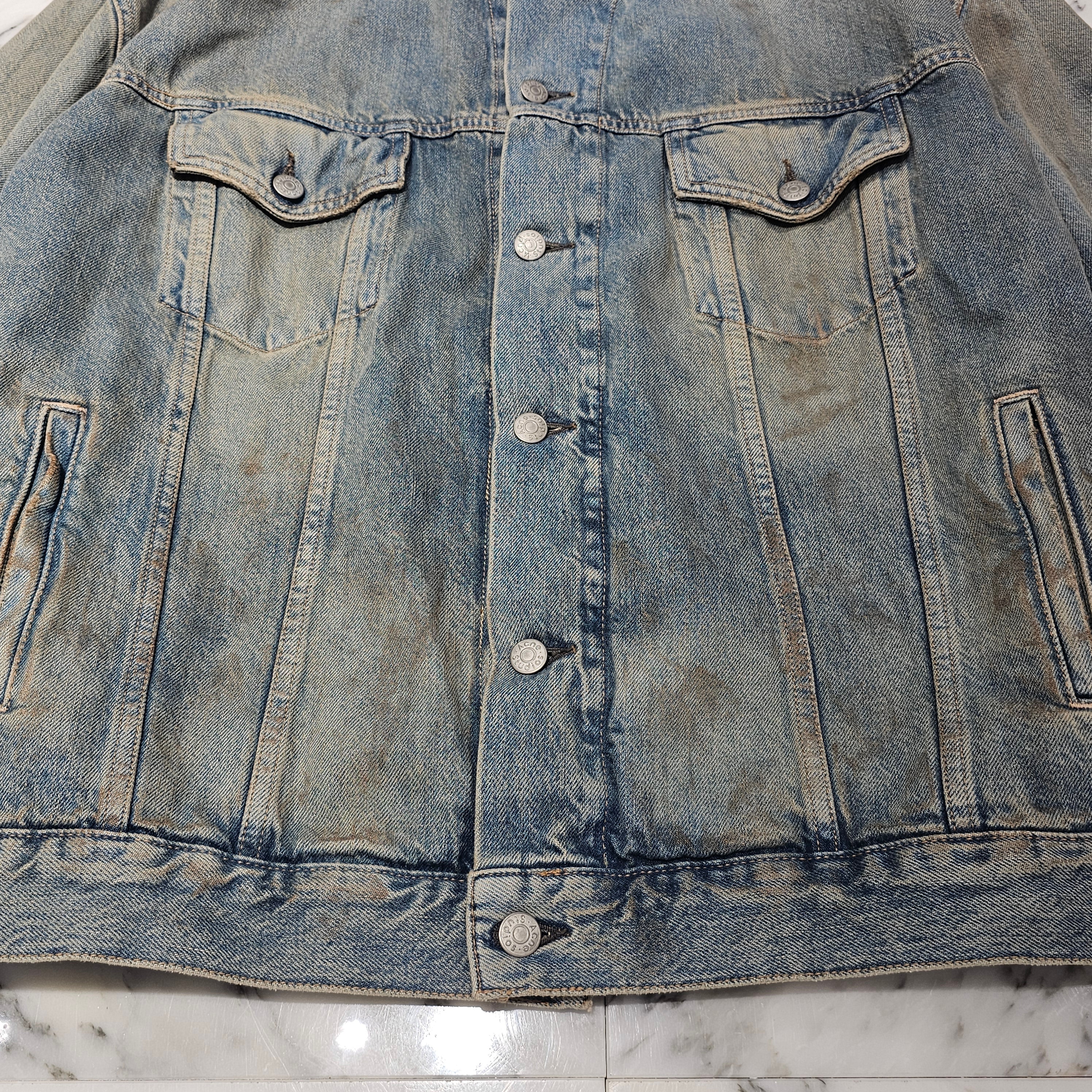 Acne Studios 2021AW Penicillin Treated Denim Jacket / Denim Pants Set Up Size XS / 31×30 アクネストゥディオズ ペニシリン 加工 デニムジャケット / デニムパンツ セットアップ サイズXS / サイズ31×30