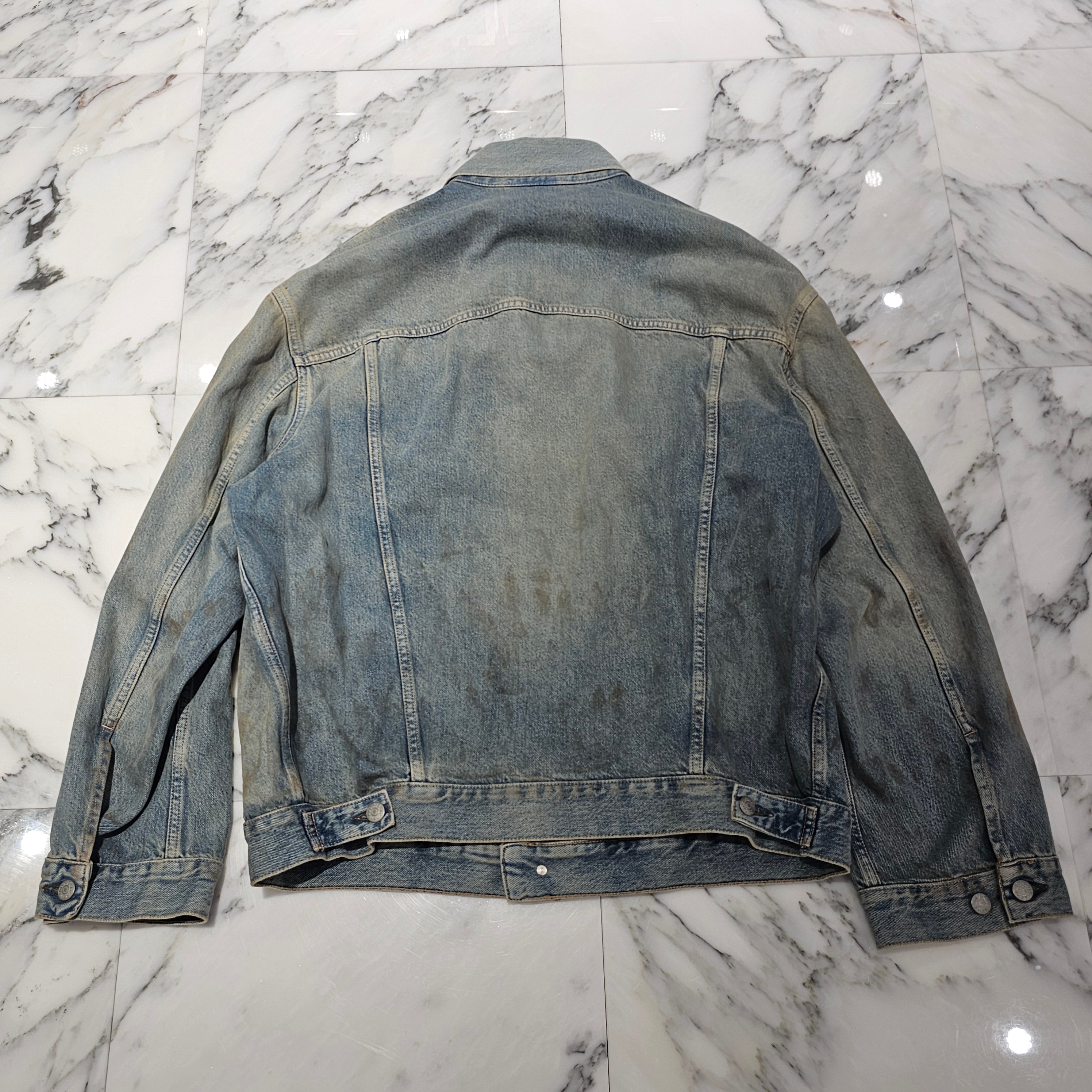 Acne Studios 2021AW Penicillin Treated Denim Jacket / Denim Pants Set Up Size XS / 31×30 アクネストゥディオズ ペニシリン 加工 デニムジャケット / デニムパンツ セットアップ サイズXS / サイズ31×30