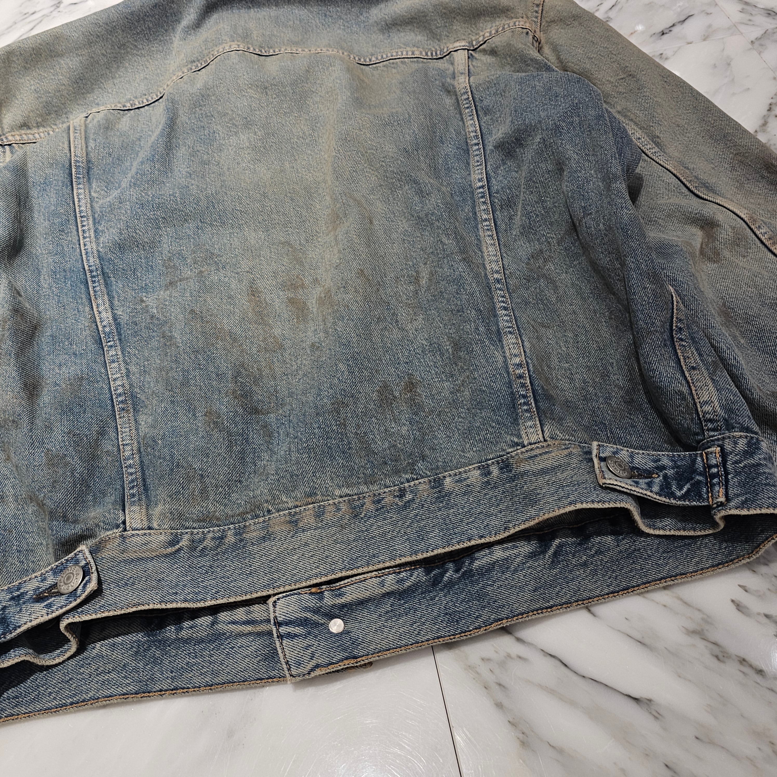 Acne Studios 2021AW Penicillin Treated Denim Jacket / Denim Pants Set Up Size XS / 31×30 アクネストゥディオズ ペニシリン 加工 デニムジャケット / デニムパンツ セットアップ サイズXS / サイズ31×30