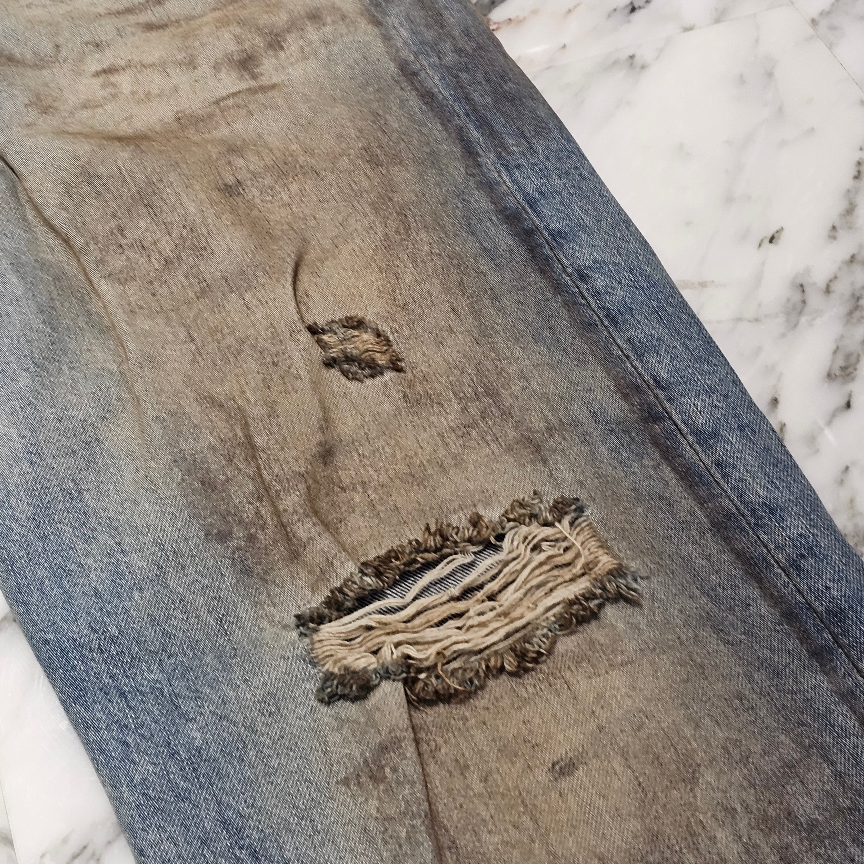 Acne Studios 2021AW Penicillin Treated Denim Jacket / Denim Pants Set Up Size XS / 31×30 アクネストゥディオズ ペニシリン 加工 デニムジャケット / デニムパンツ セットアップ サイズXS / サイズ31×30