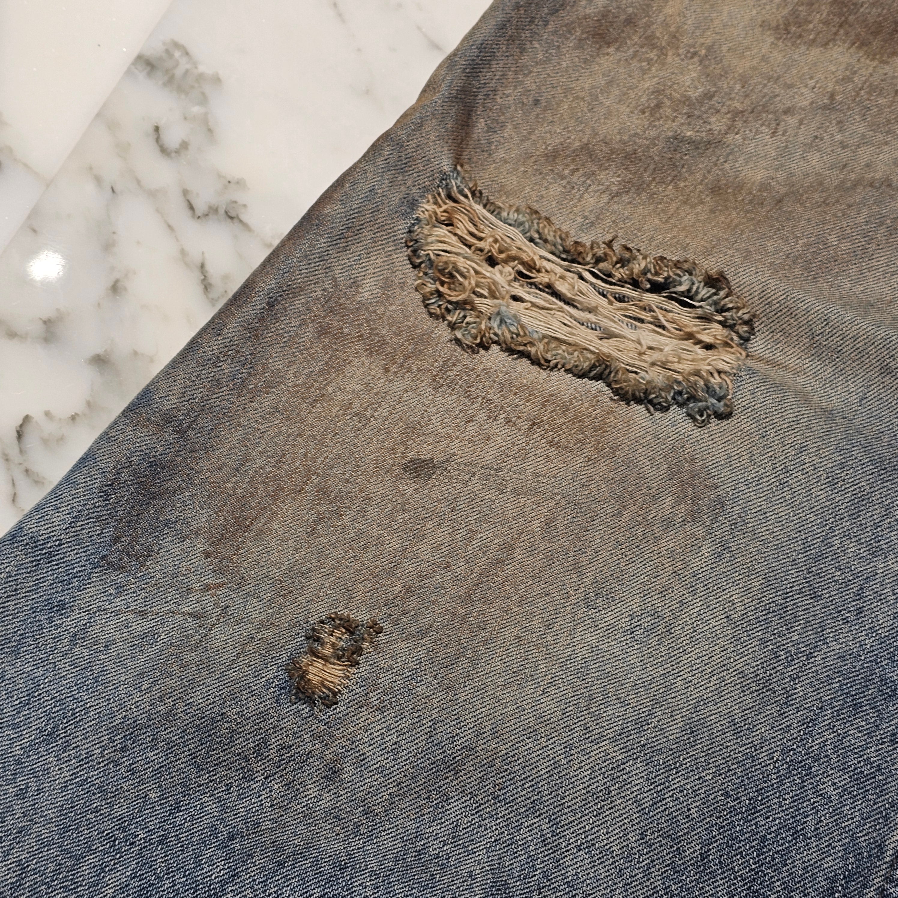 Acne Studios 2021AW Penicillin Treated Denim Jacket / Denim Pants Set Up Size XS / 31×30 アクネストゥディオズ ペニシリン 加工 デニムジャケット / デニムパンツ セットアップ サイズXS / サイズ31×30