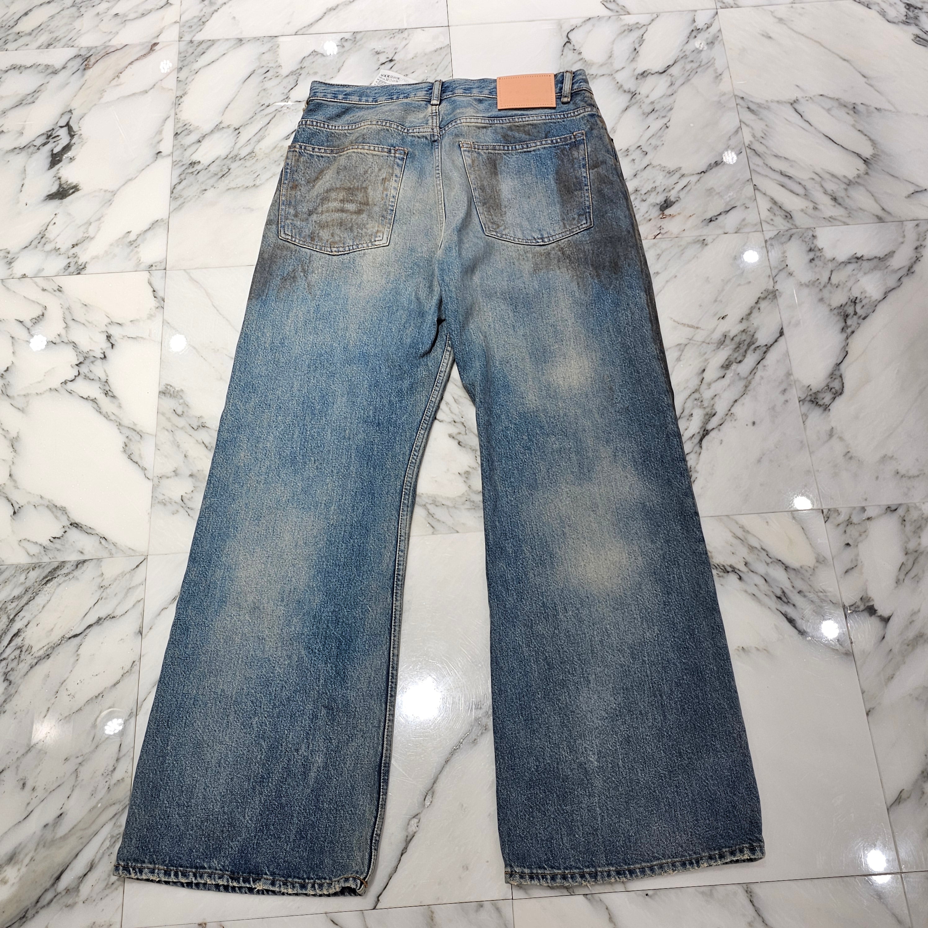 Acne Studios 2021AW Penicillin Treated Denim Jacket / Denim Pants Set Up Size XS / 31×30 アクネストゥディオズ ペニシリン 加工 デニムジャケット / デニムパンツ セットアップ サイズXS / サイズ31×30