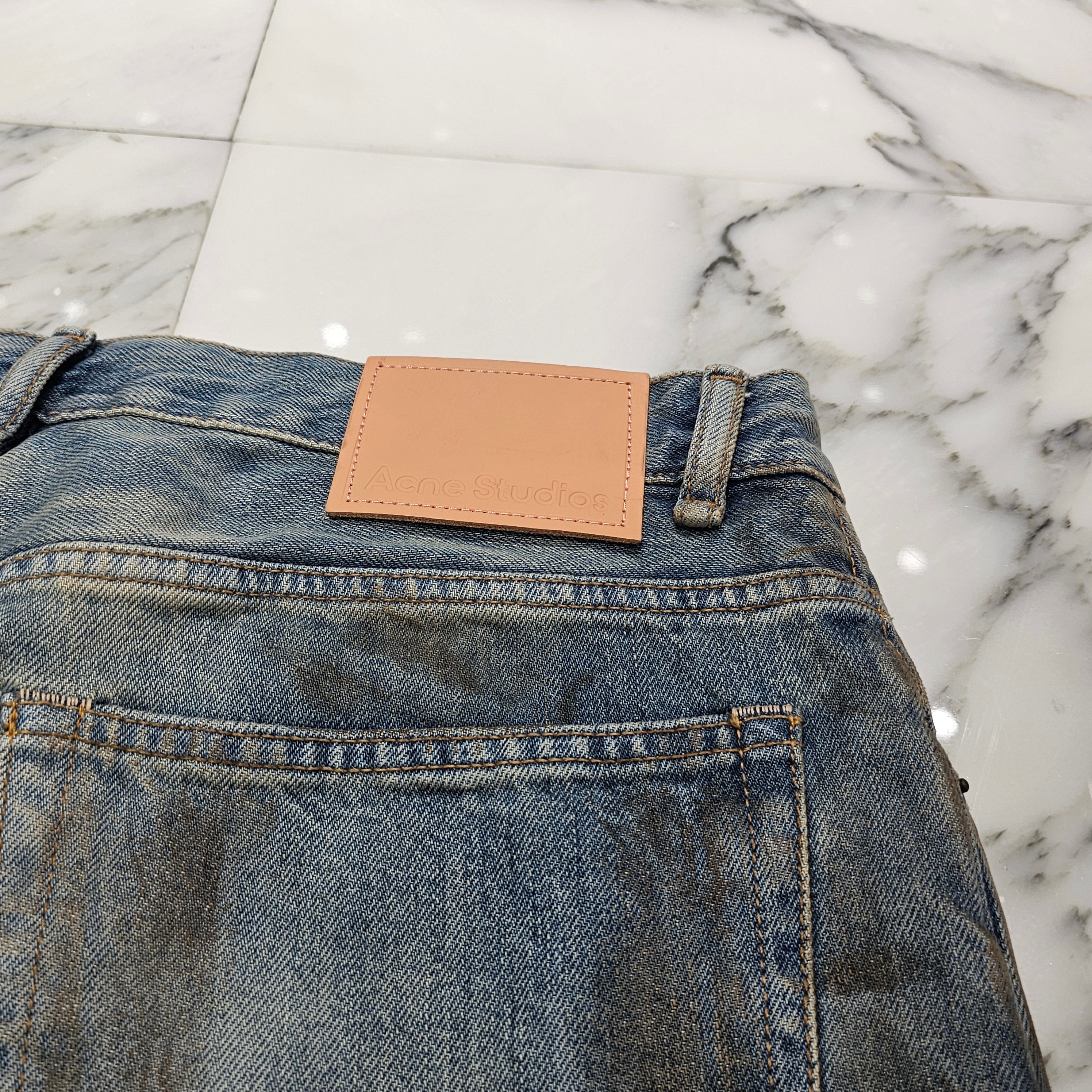 Acne Studios 2021AW Penicillin Treated Denim Jacket / Denim Pants Set Up Size XS / 31×30 アクネストゥディオズ ペニシリン 加工 デニムジャケット / デニムパンツ セットアップ サイズXS / サイズ31×30