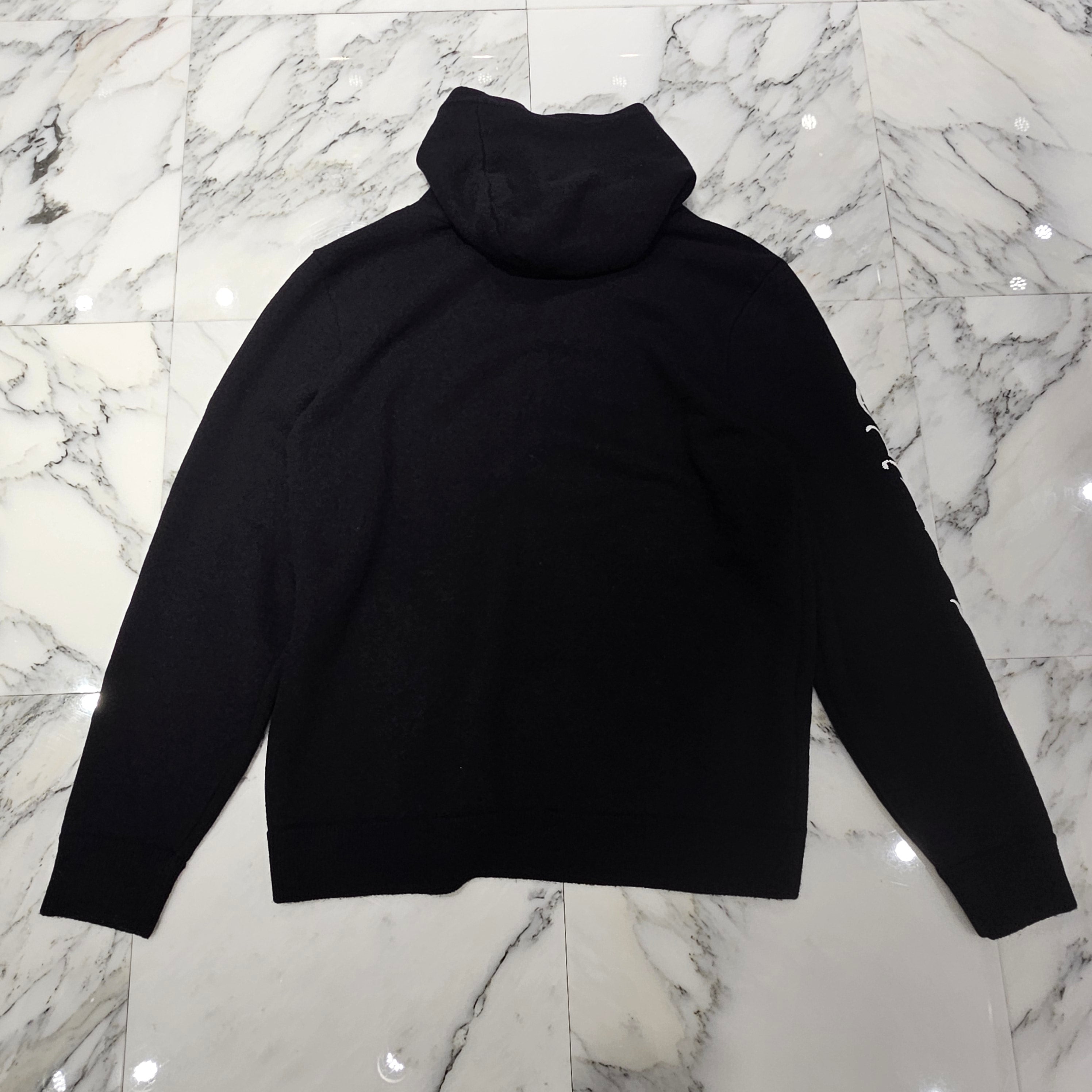 CHROME HEARTS Y NOT Arm Logo Cashmere Knit Zip Up Hoodie Size L クロムハーツ ワイノット アームロゴ カシミヤジップアップフーディ サイズL