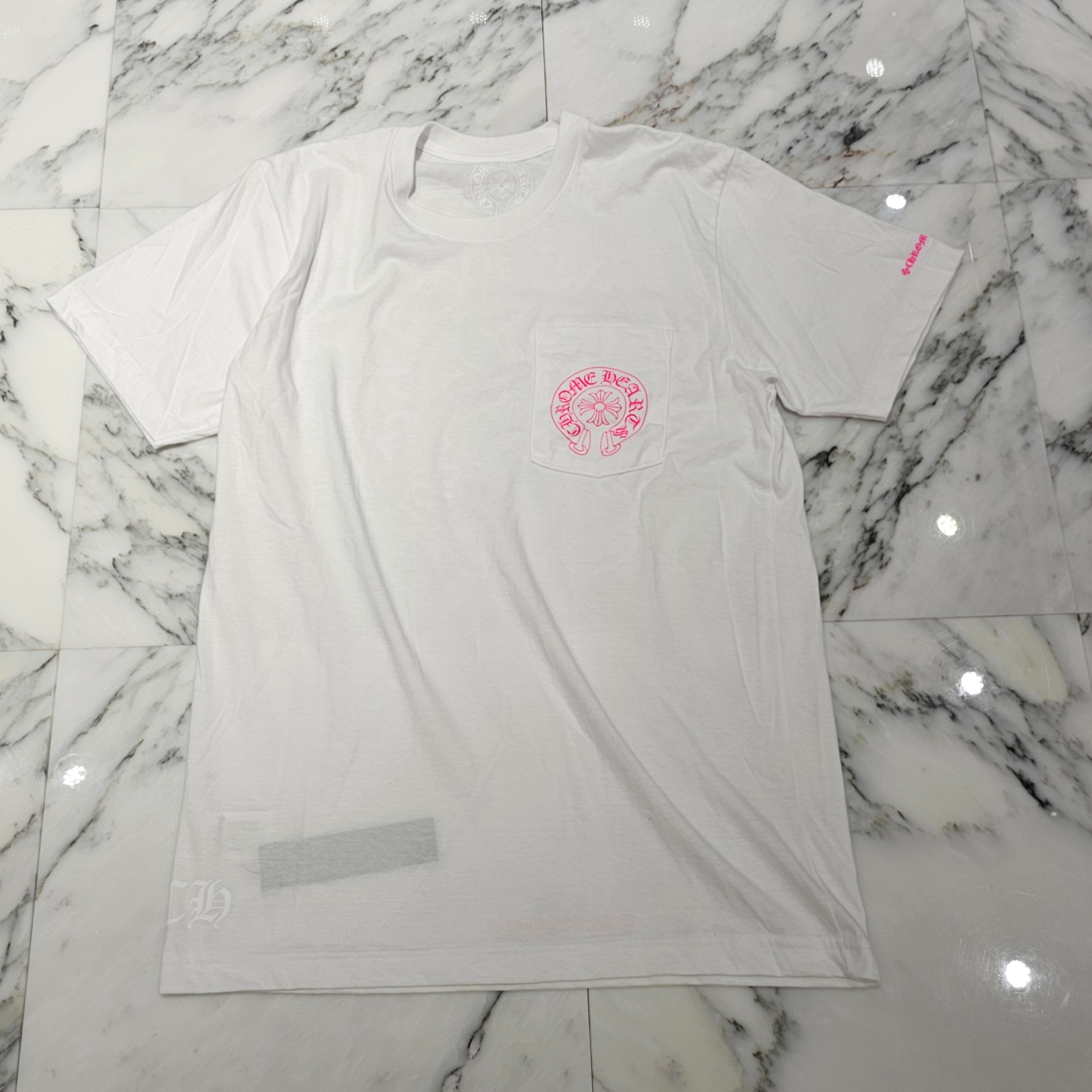 CHROME HEARTS 2025AW Pink Horseshoe Tee Size M クロムハーツ ピンク ホースシュー Tシャツ サイズM
