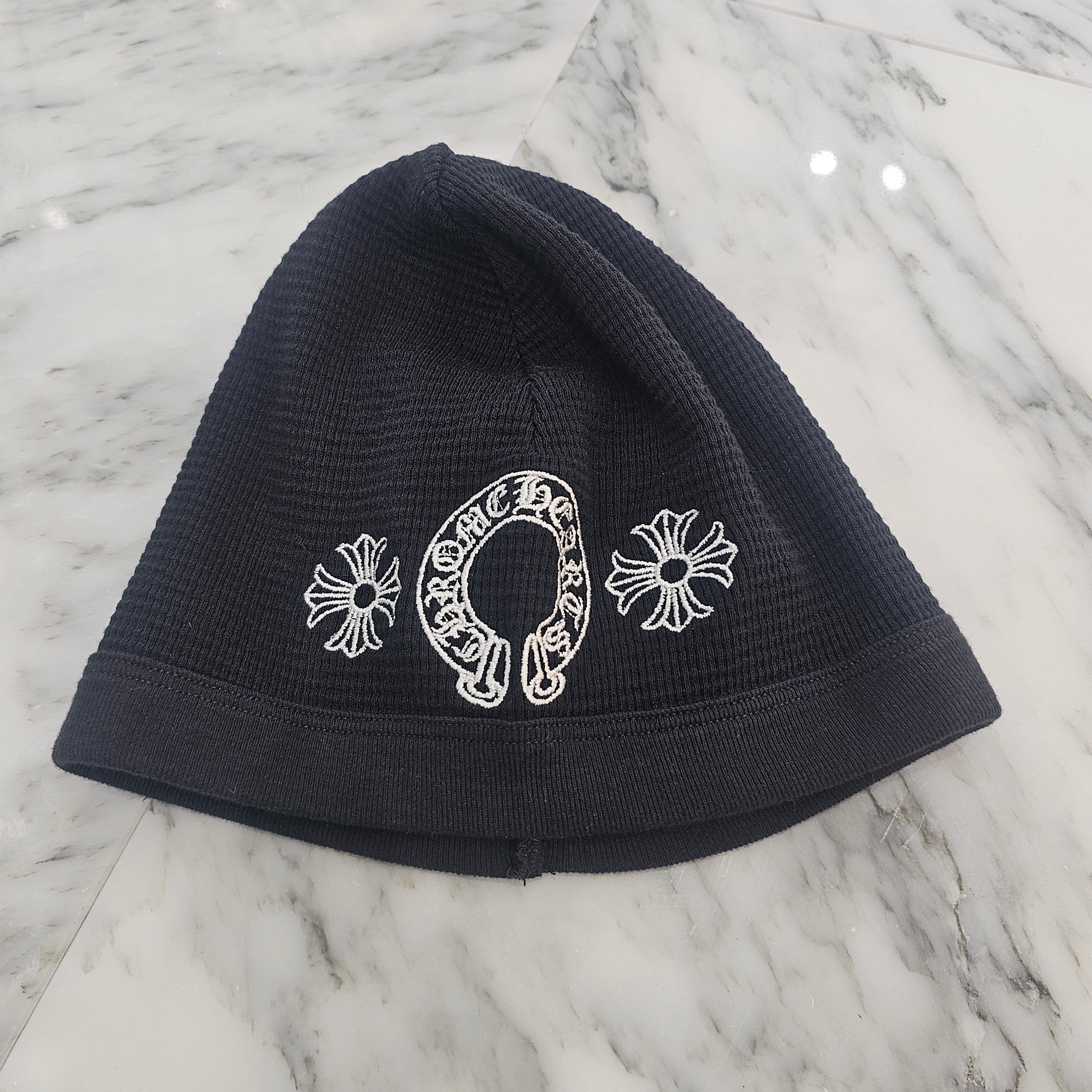 CHROME HEARTS CH Plus Horseshoe Embroidery Cotton Beanie Size ONE SIZE（23cm） クロムハーツ CHプラス ホースシュー 刺繍 コットンビーニー サイズONE SIZE （23cm）