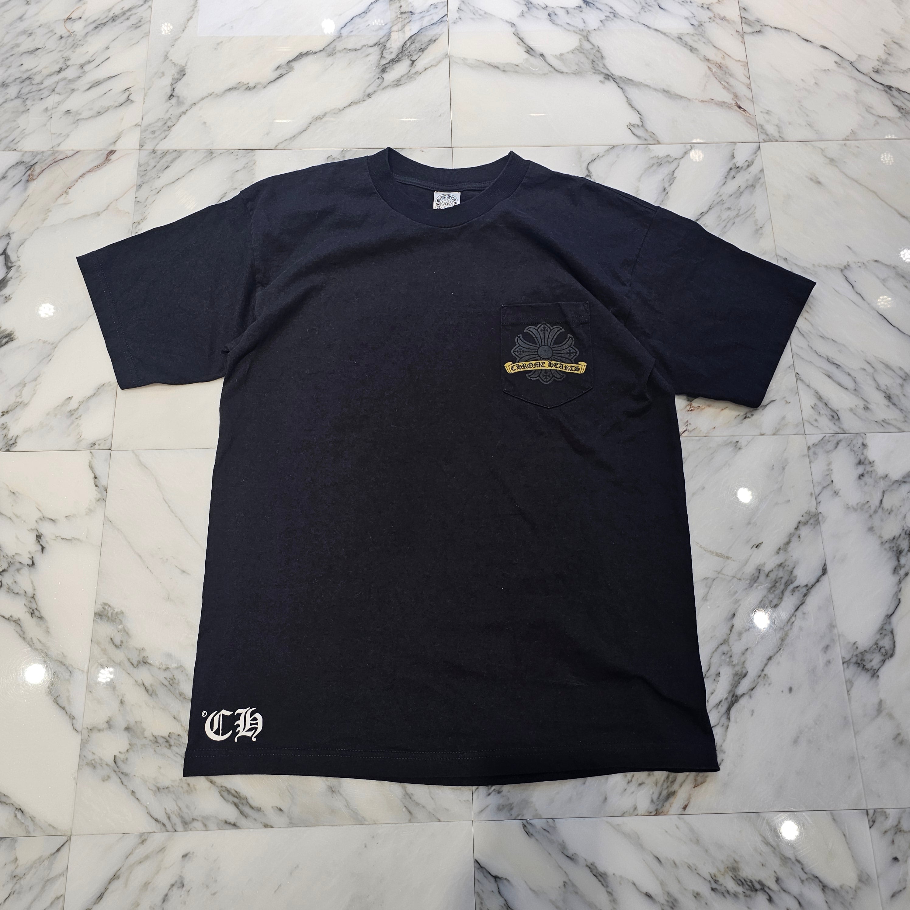 CHROME HEARTS クロムハーツ ホースシューCHプラスプリントTシャツ CHROME HEARTS CH Plus Horseshoe Print Tee Size L クロムハーツ CH