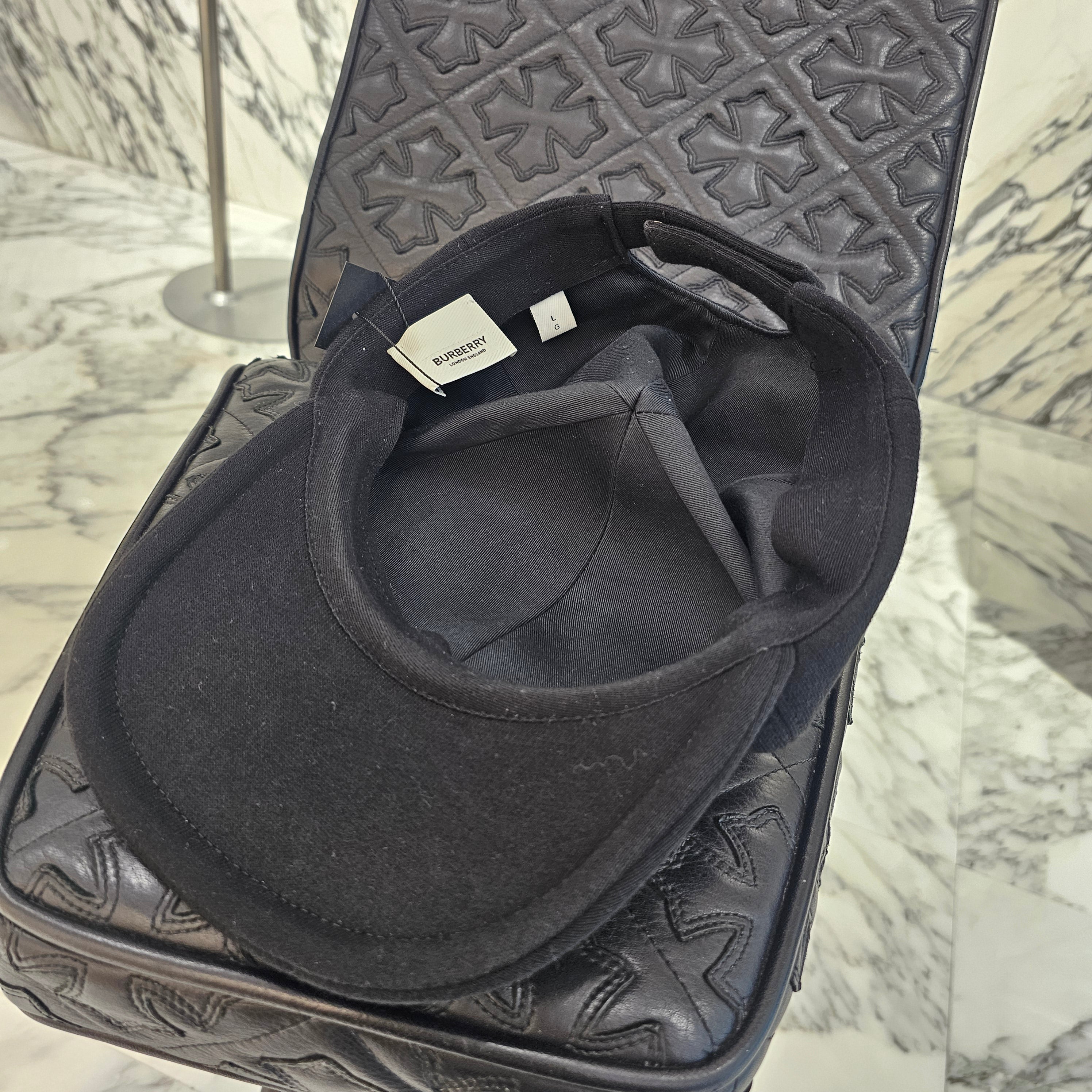 BURBERRY TB Logo Embroidery Base Ball Cap 8038141 Size L バーバリー TBロゴ 刺繍 ベースボール キャップ サイズL