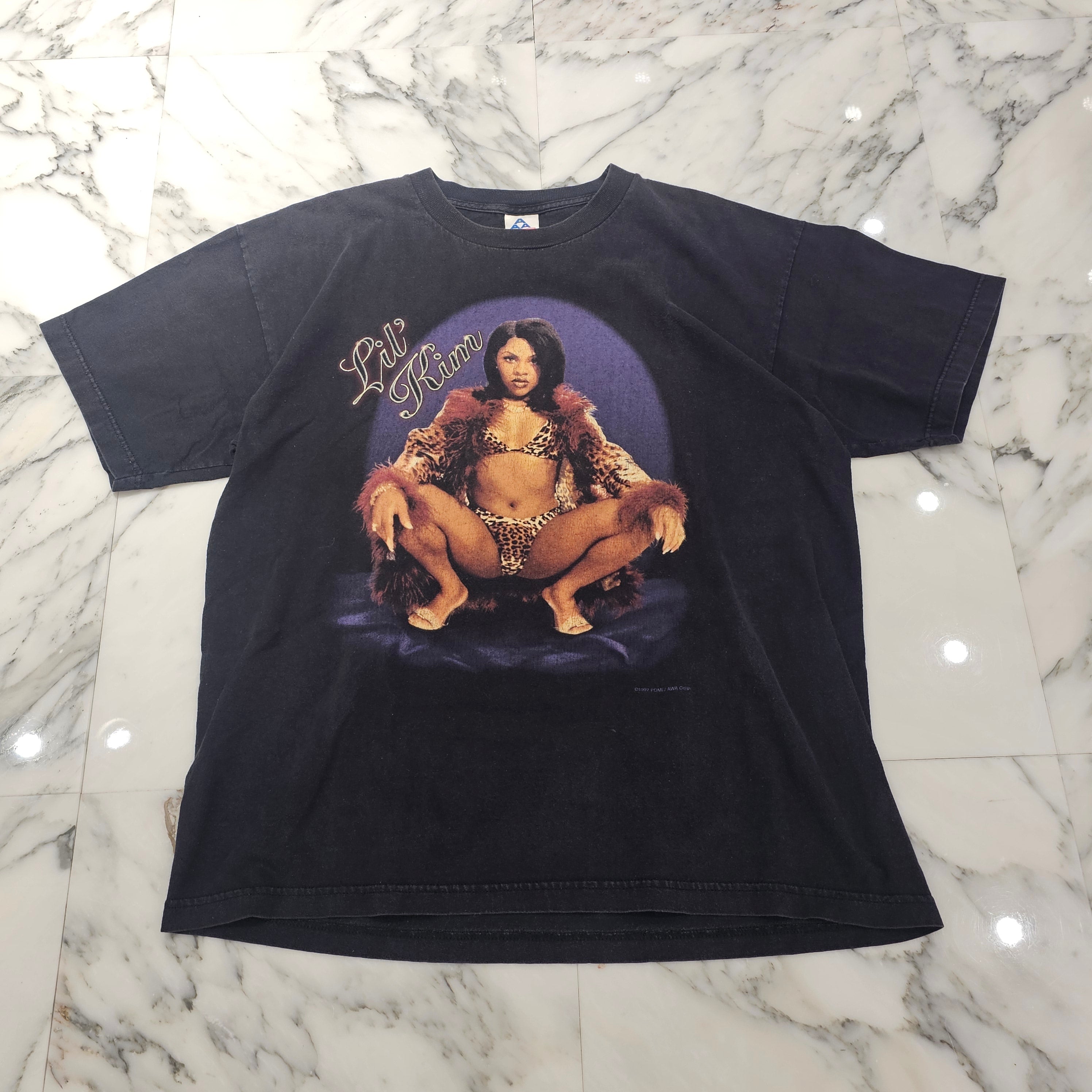 Vintage 90's Lil Kim "Queen Bee HARD CORE" 1997 AAA S/S Tee Size XL 90's リルキム "クイーンビー ハードコア" 1997 AAA社製 Tシャツ サイズXL