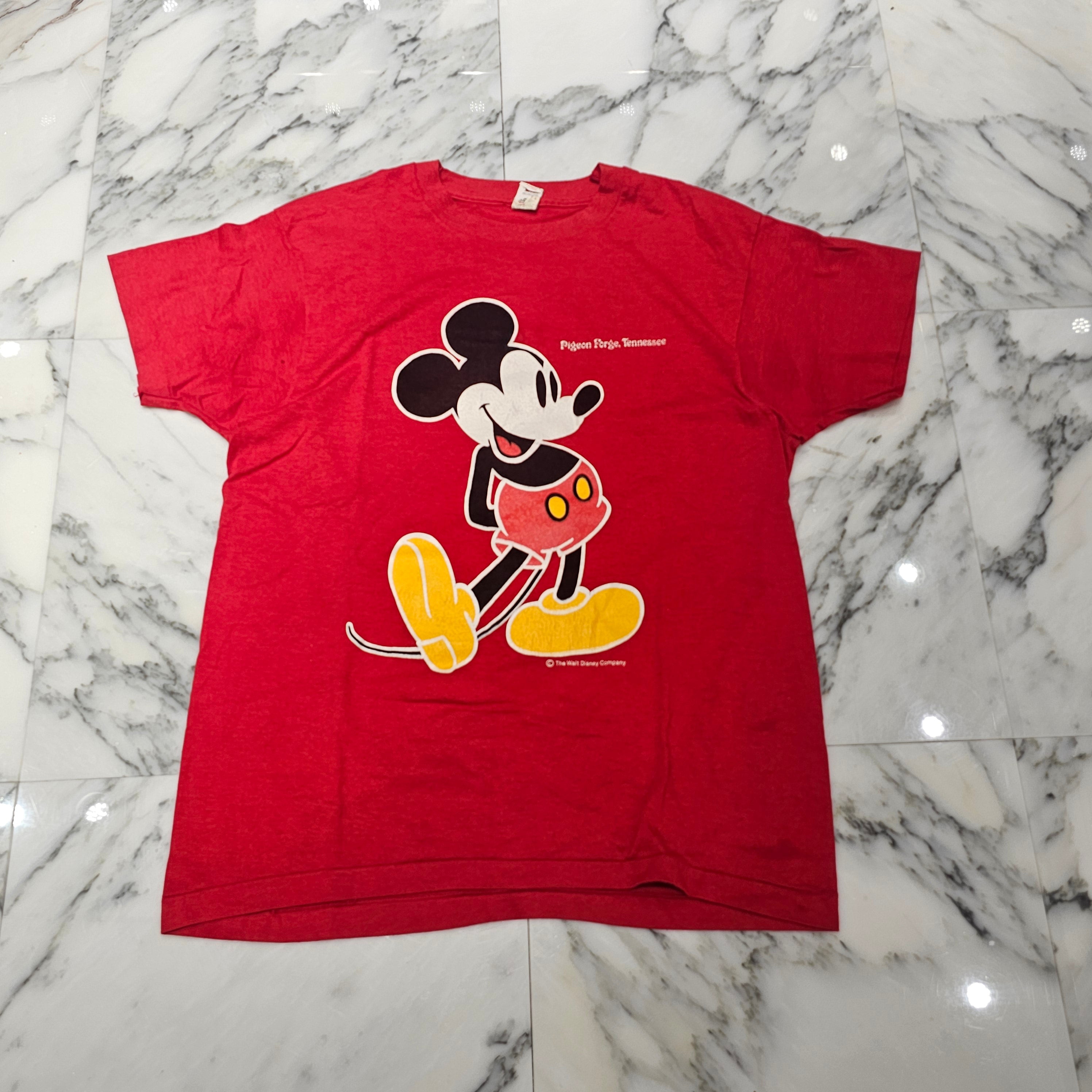 Vintage 90's Mickey Mouse "Pigeon Forge. Tennessee" Sherry S/S Tee Size XL 90's ミッキーマウス "ピジョン・フォージ テネシー" シェリー社製 Tシャツ サイズXL
