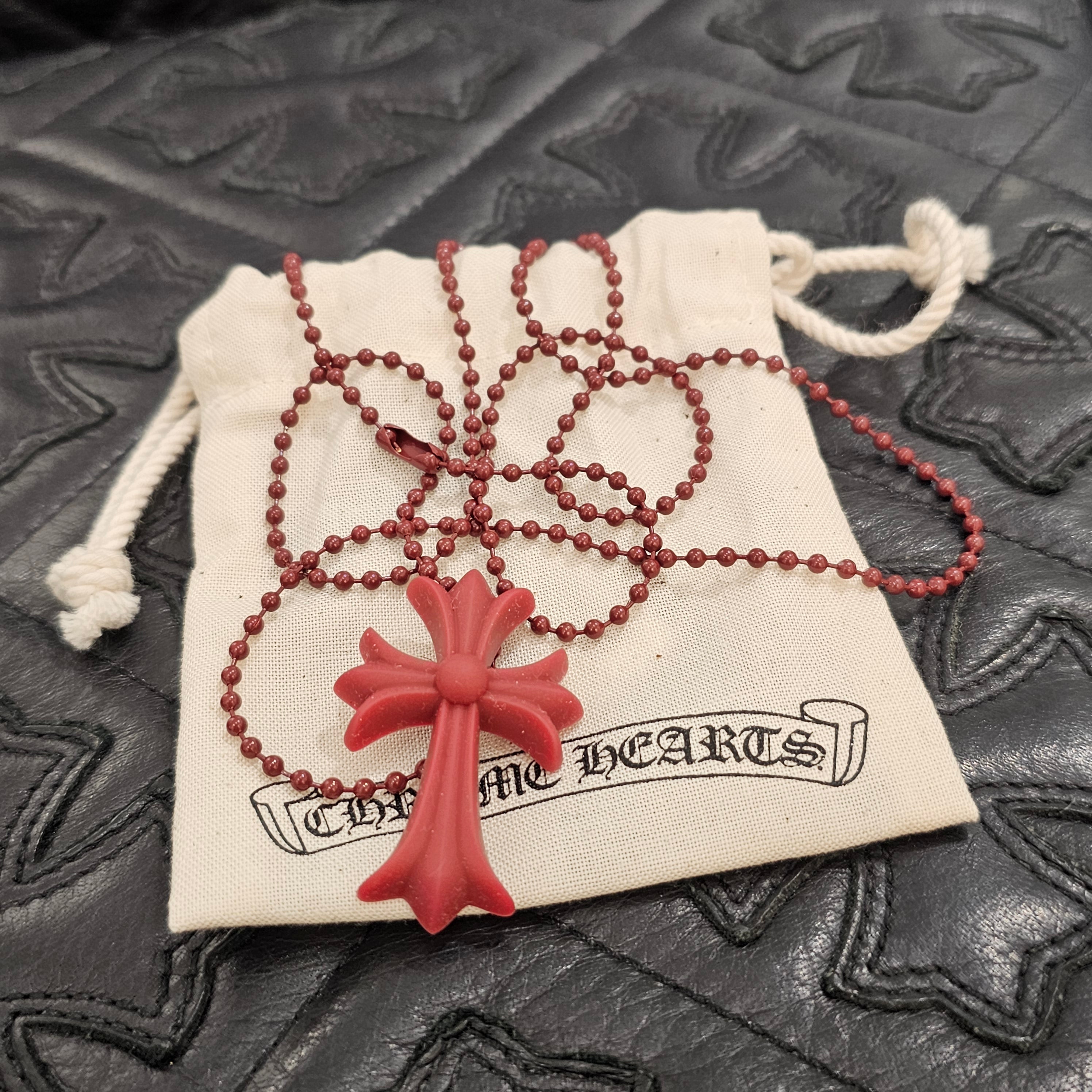 CHROME HEARTS PENDANT CH CRS SML PLSTC クロムハーツ CHクロススモール シリコンラバー ペンダント