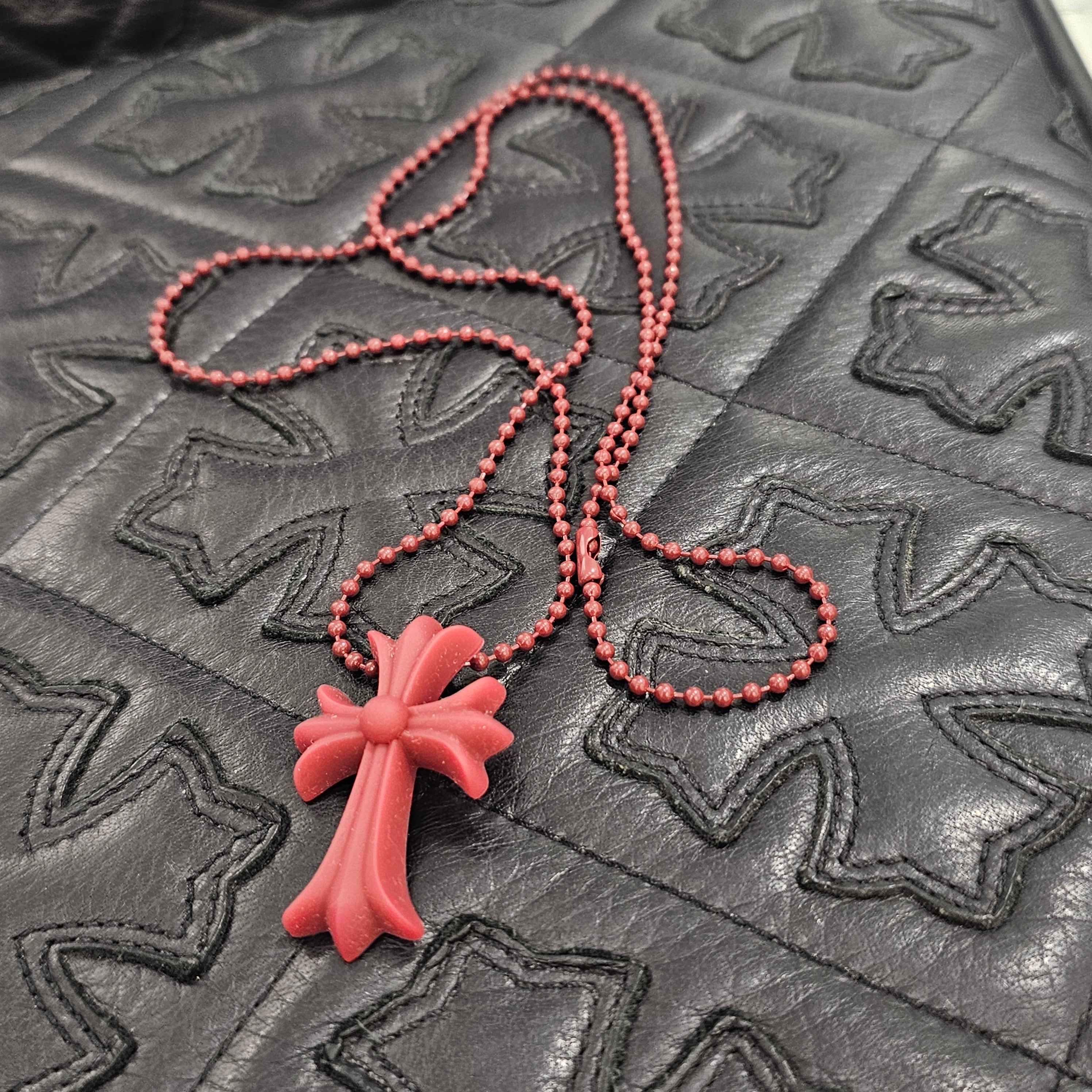 CHROME HEARTS PENDANT CH CRS SML PLSTC クロムハーツ CHクロススモール シリコンラバー ペンダント