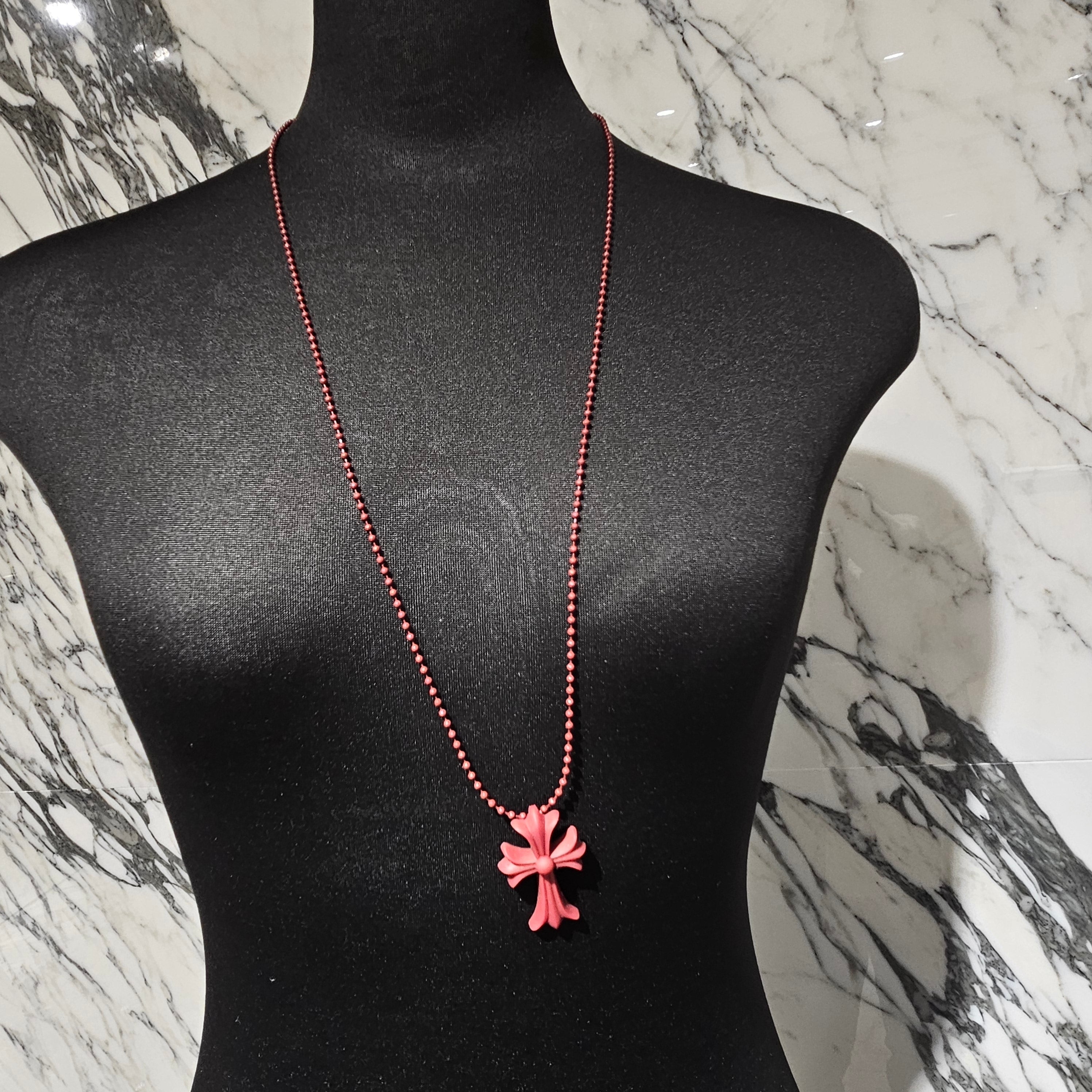 CHROME HEARTS PENDANT CH CRS SML PLSTC クロムハーツ CHクロススモール シリコンラバー ペンダント