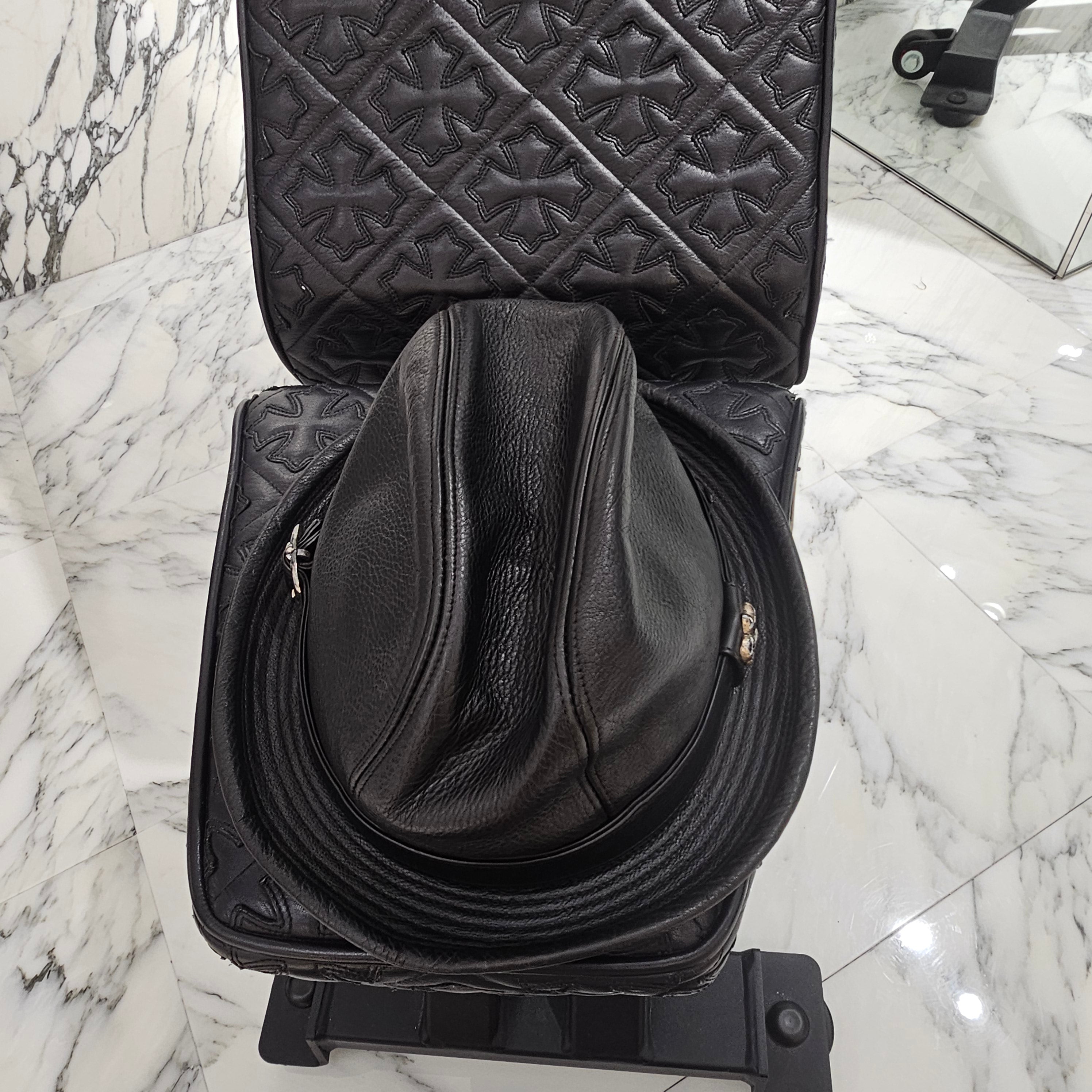 CHROME HEARTS FEDRA Leather Bucket Hat Size M クロムハーツ フェドラ レザー バケットハット サイズM