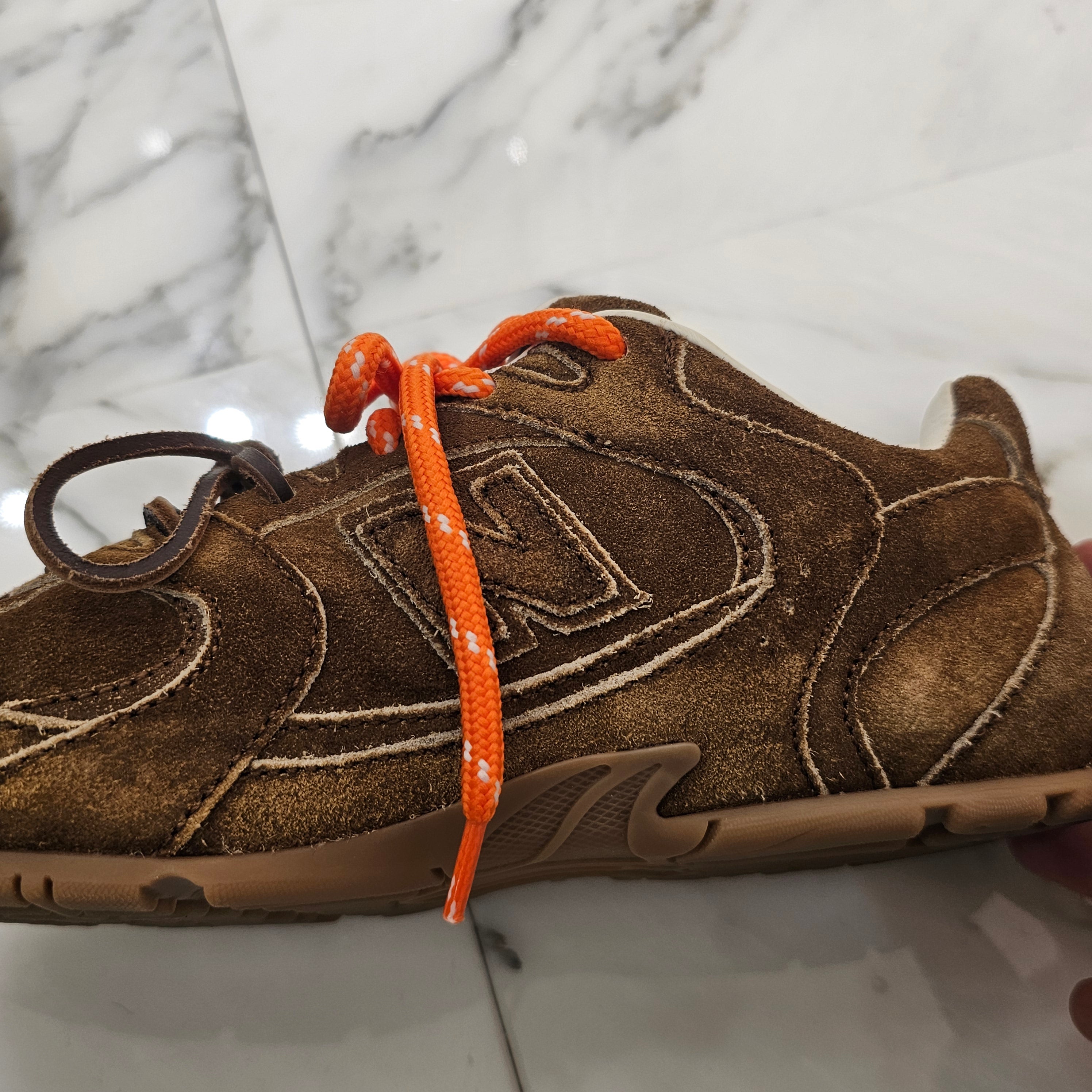 MIU MIU × new balance 530 SL Suede Mesh Sneaker 5E165E Z5O F0401 Size 36（23cm）ミュウミュウ × ニューバランス 530 SL スエード メッシュ スニーカー サイズ36（23cm）