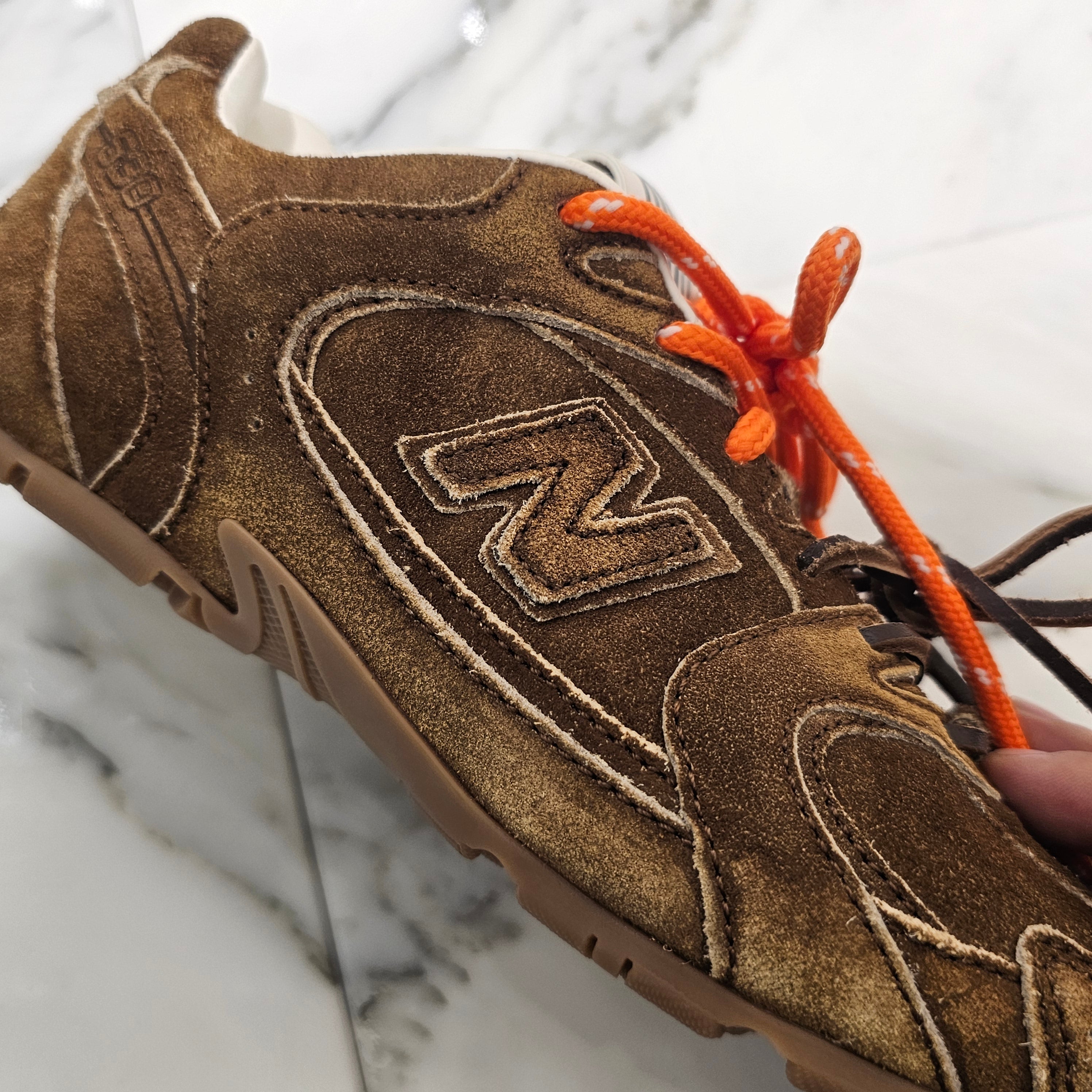 MIU MIU × new balance 530 SL Suede Mesh Sneaker 5E165E Z5O F0401 Size 36（23cm）ミュウミュウ × ニューバランス 530 SL スエード メッシュ スニーカー サイズ36（23cm）