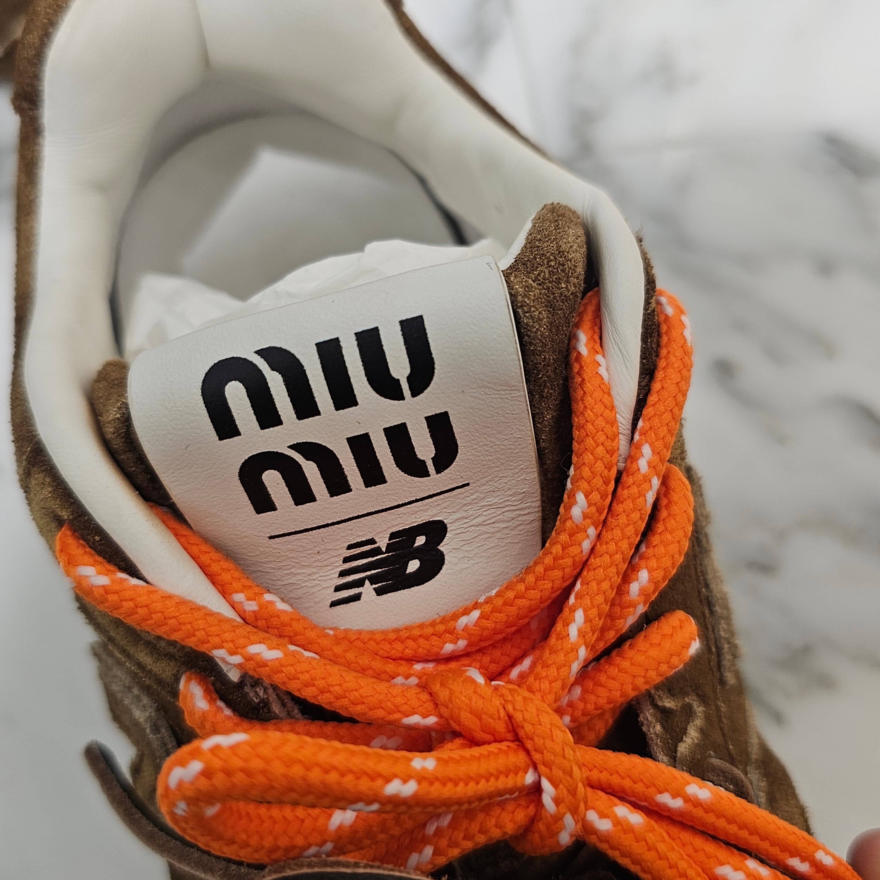 MIU MIU × new balance 530 SL Suede Mesh Sneaker 5E165E Z5O F0401 Size 36（23cm）ミュウミュウ × ニューバランス 530 SL スエード メッシュ スニーカー サイズ36（23cm）