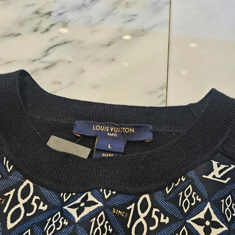 LOUIS VUITTON 2021SS 1854 Since Monogram Silk Long Sleeve Tee Size L ルイヴィトン 1854 シンス モノグラム シルク ロングスリーブ Tシャツ サイズL