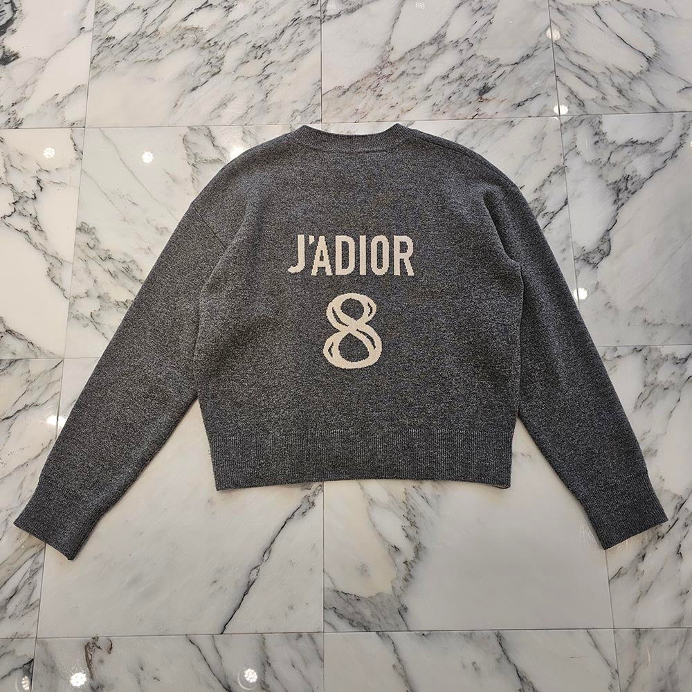 DIOR Christian Dior 2019AW J‘ADIOR 8 Boxy Cashmere Sweater 924S55AM009 Size 38 ディオール クリスチャンディオール ジャディオール 8 ボクシー カシミヤ セーター サイズ38