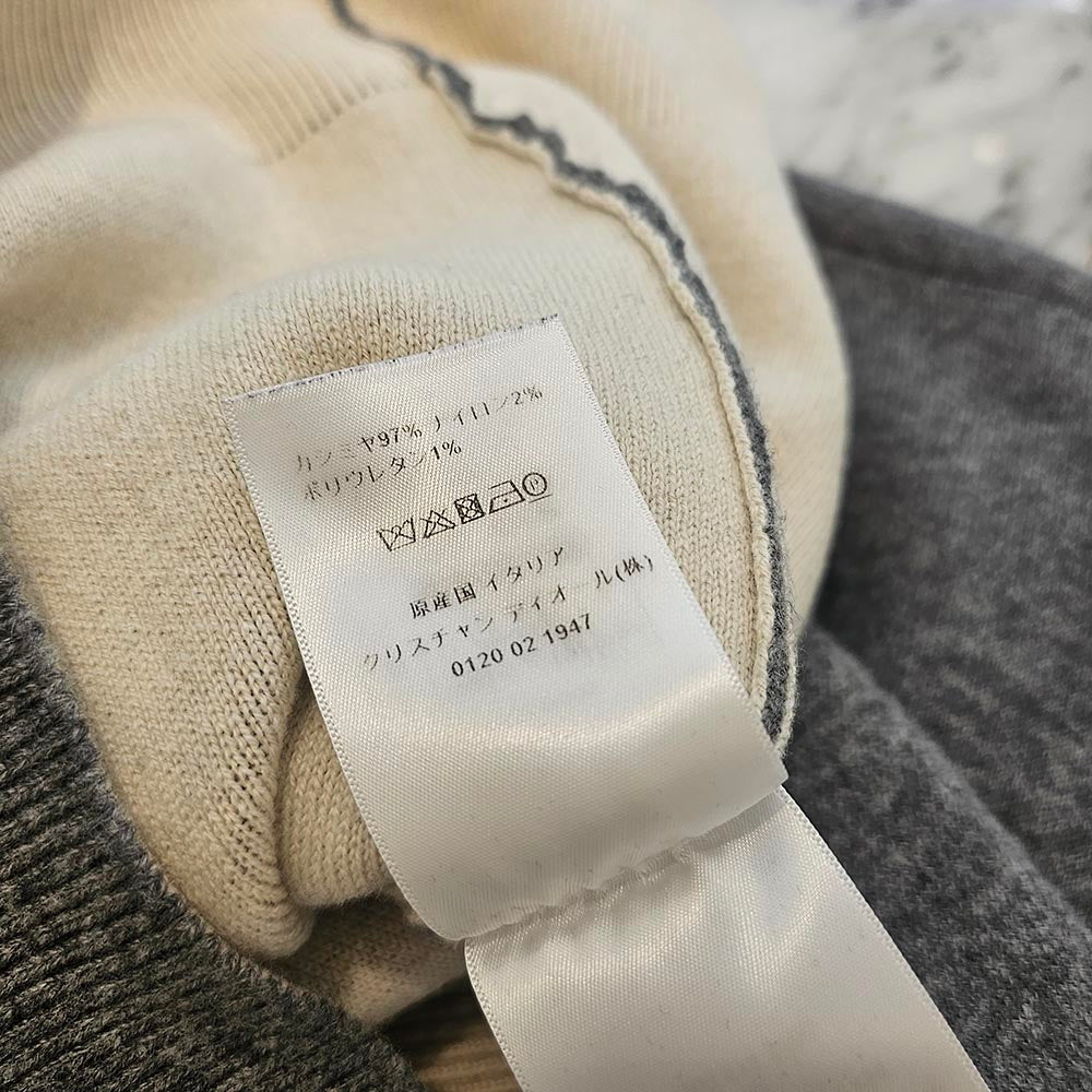 DIOR Christian Dior 2019AW J‘ADIOR 8 Boxy Cashmere Sweater 924S55AM009 Size 38 ディオール クリスチャンディオール ジャディオール 8 ボクシー カシミヤ セーター サイズ38