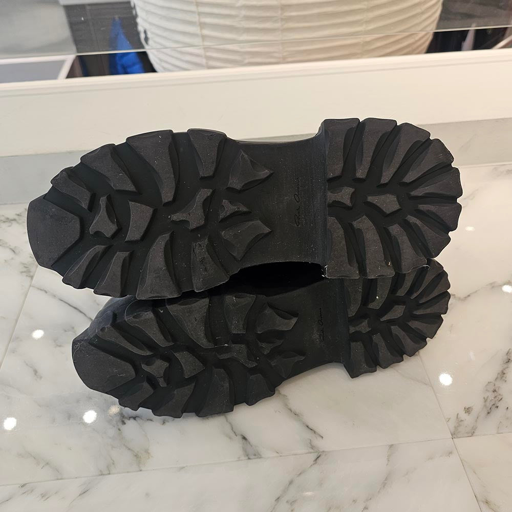 Rick Owens BEATLE BOZO TRACTOR Leather Boots RU01C4881 LCG Size 42（27cm）リックオウェンス ビートルボゾ トラクター レザーブーツ サイズ42（27cm）