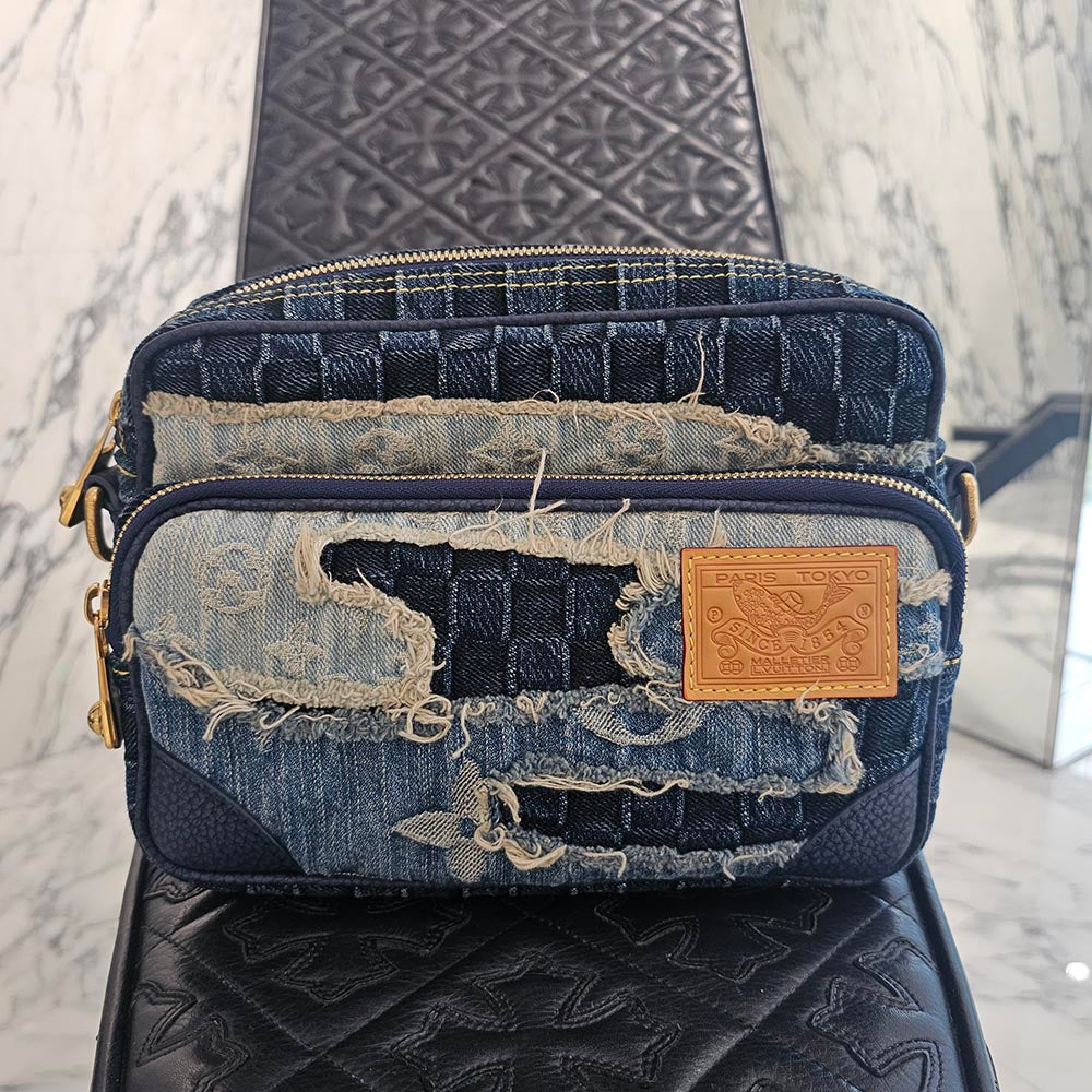 LOUIS VUITTON × NIGO 2025SS Nil Monogram Other Denim Shoulder Bag M15296 ルイヴィトン × ニゴ ナイル モノグラム アザー デニム ショルダーバッグ