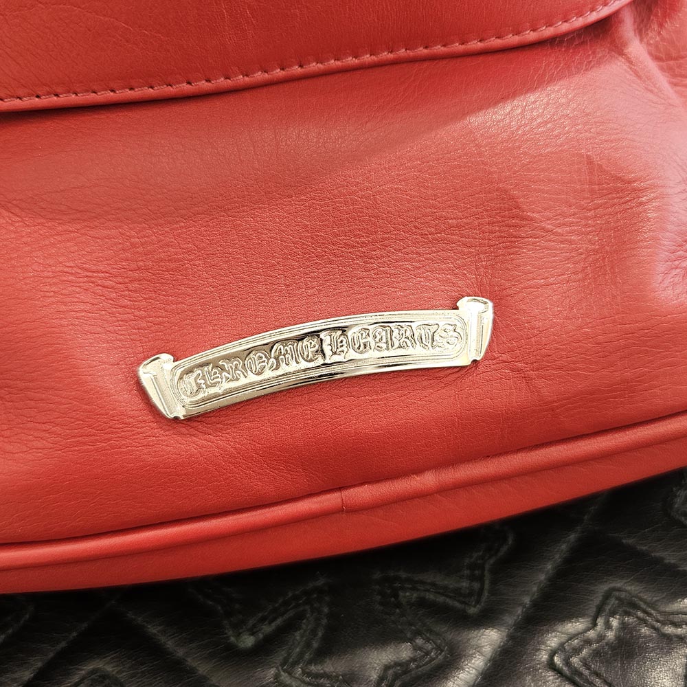 CHROME HEARTS JJ Dean Leather Riders Hand Bag クロムハーツ JJ ディーン レザー ライダース ハンドバッグ