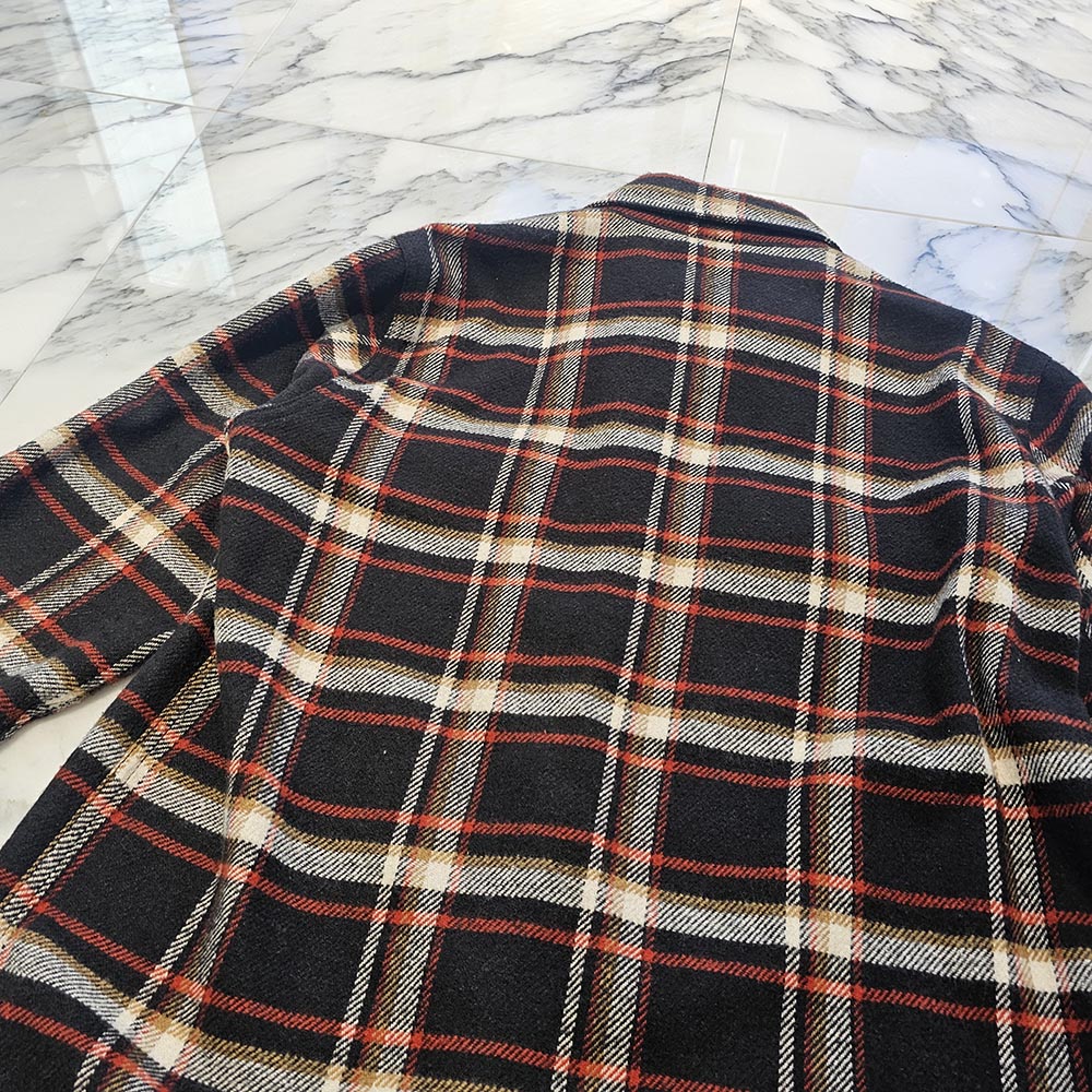 CHROME HEARTS Y NOT Cross Ball Button Flannel Check Shirt Size M クロムハーツ ワイノット クロスボールボタン フランネル チェックシャツ サイズM