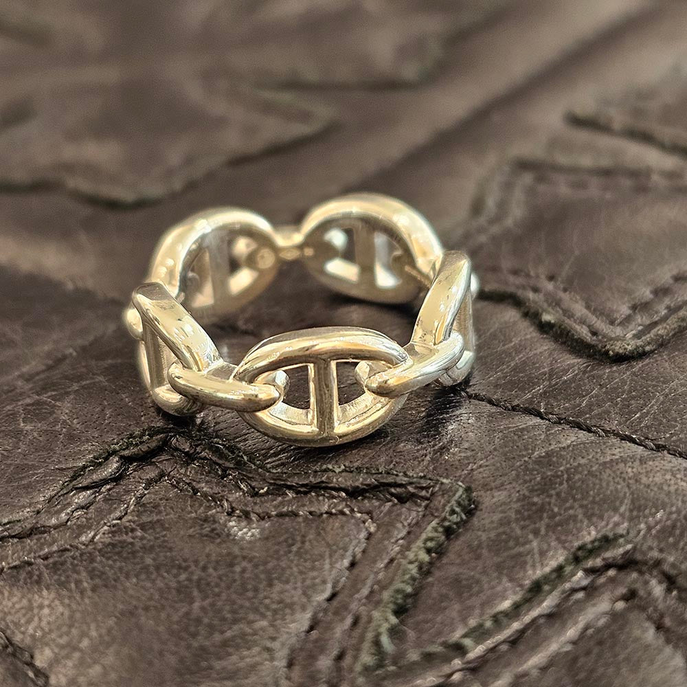HERMES Ag925 Chaine d’Ancre Enchainee PM Ring Size 12号 エルメス Ag925 シェーヌダンクル アンシェネ PM リング サイズ12号