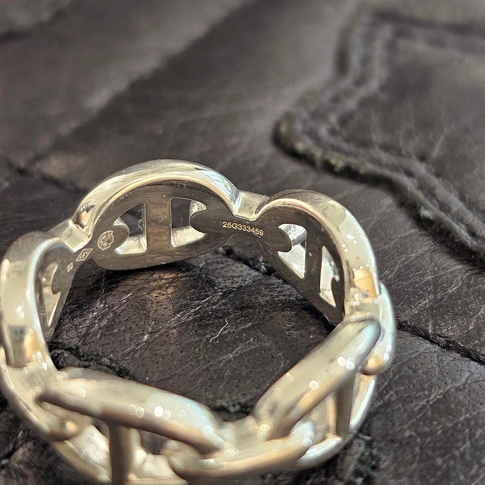 HERMES Ag925 Chaine d’Ancre Enchainee PM Ring Size 12号 エルメス Ag925 シェーヌダンクル アンシェネ PM リング サイズ12号