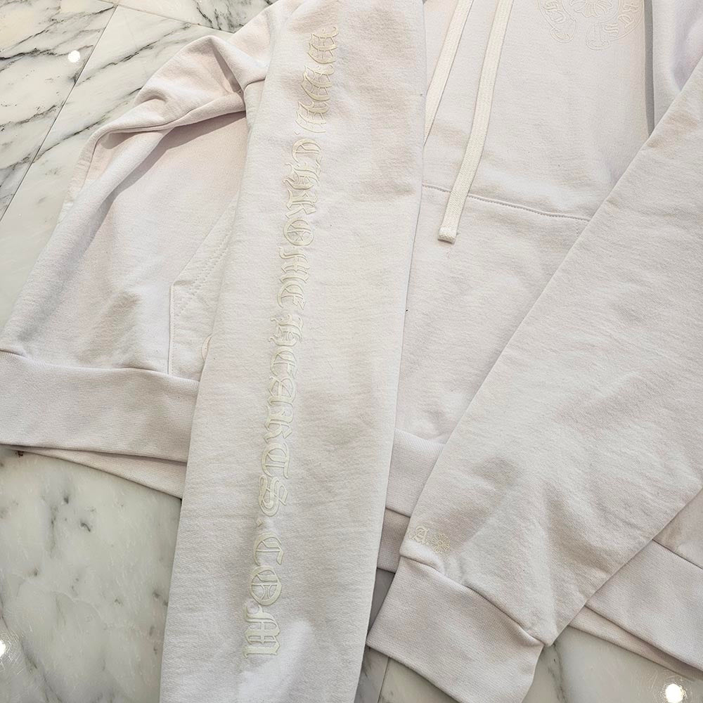 CHROME HEARTS Online Limited Fluorescence Horseshoe Pullover Hoodie Size L クロムハーツ オンライン限定 蛍光 ホースシュー プルオーバー フーディ サイズL