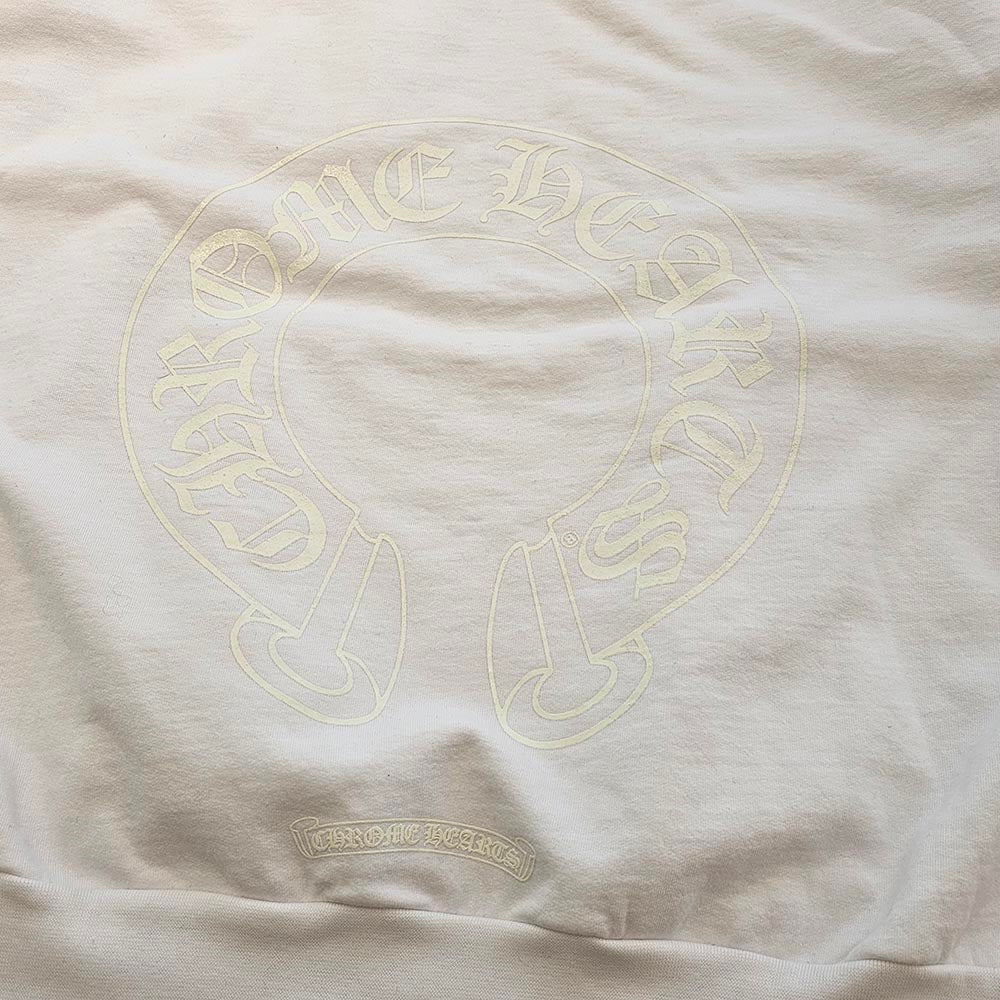 CHROME HEARTS Online Limited Fluorescence Horseshoe Pullover Hoodie Size L クロムハーツ オンライン限定 蛍光 ホースシュー プルオーバー フーディ サイズL